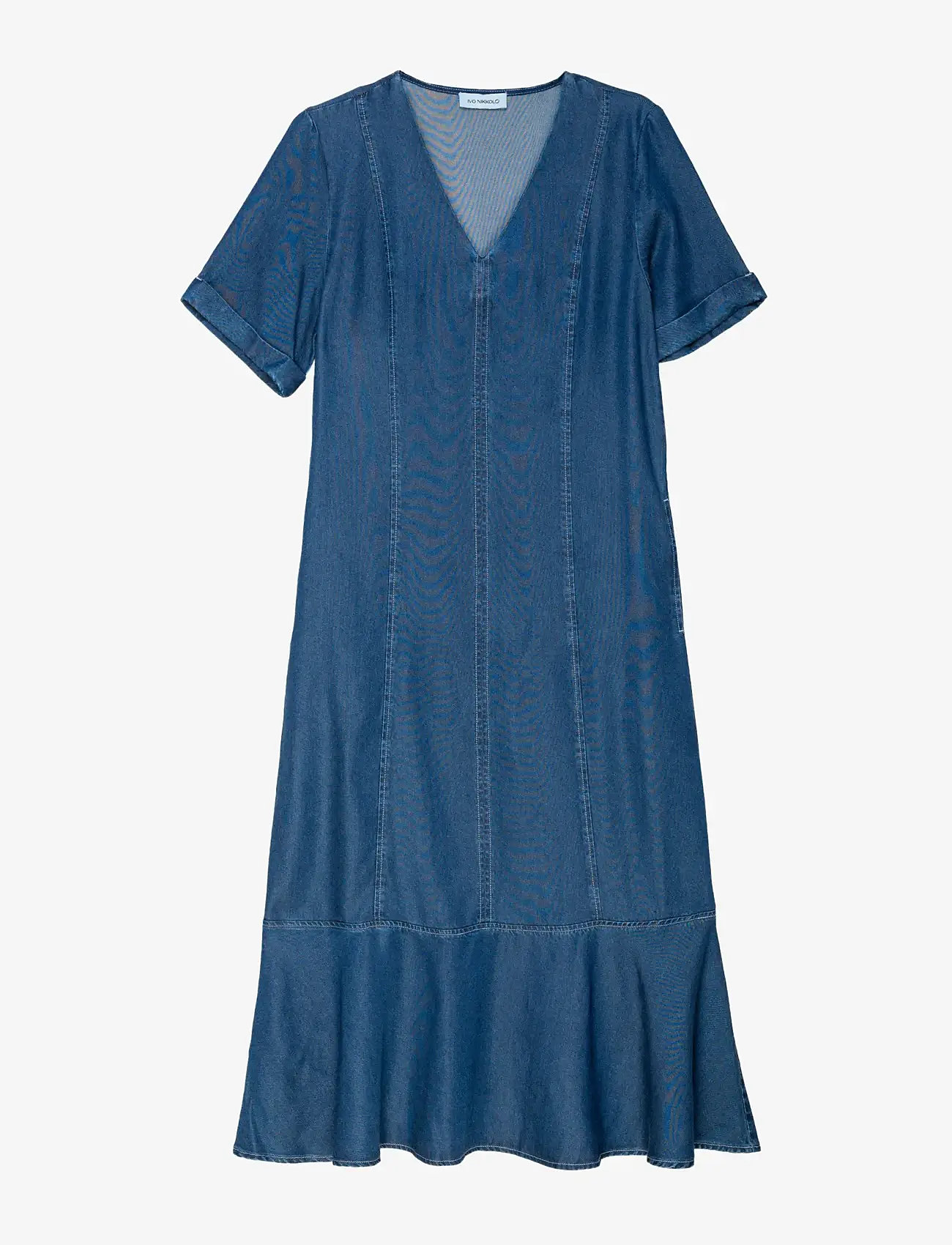 Ivo Nikkolo - Woven Dress, DENCEL - midi kjoler - dark blue - 1