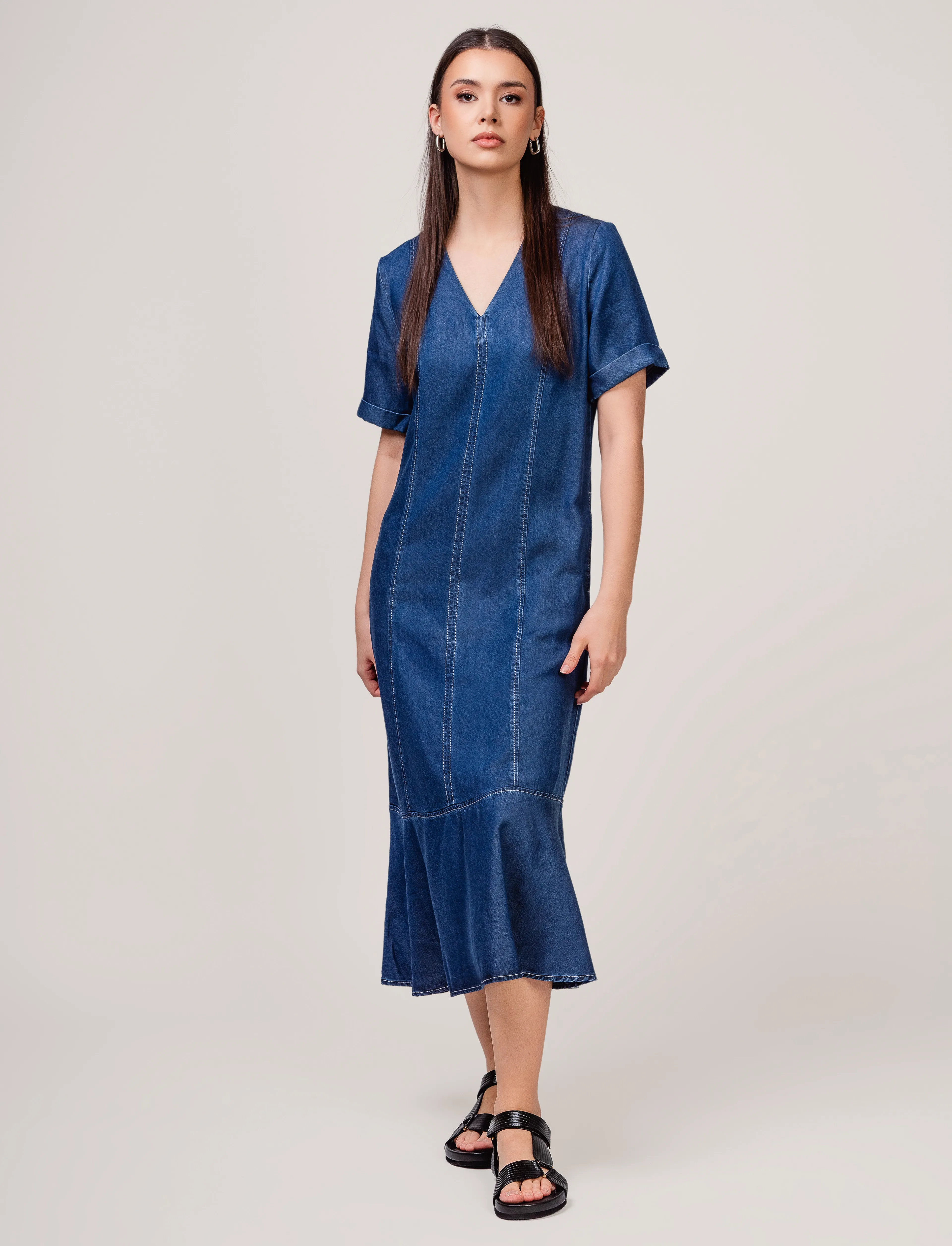 Ivo Nikkolo Woven Dress, DENCEL - Ivo Nikkolo - DARK BLUE / blue