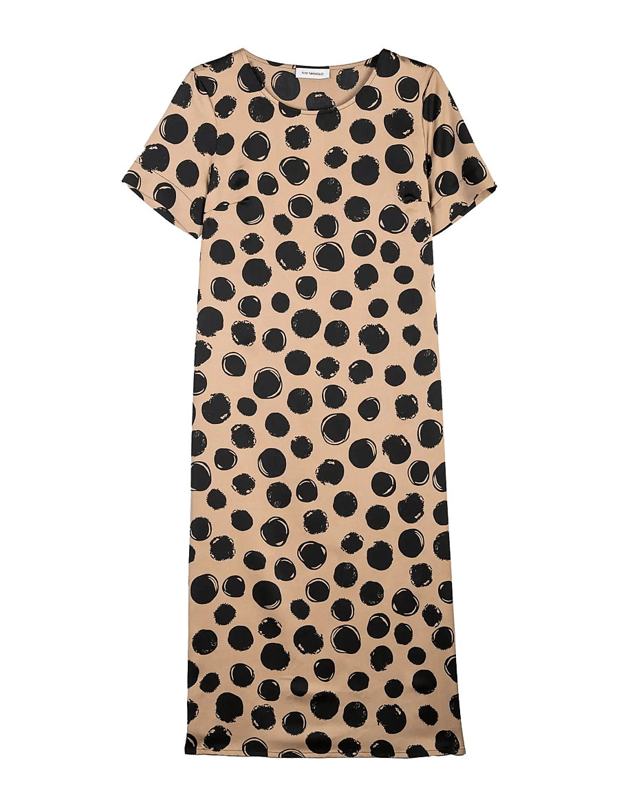Ivo Nikkolo - Woven Dress, DOTTY - t-shirt dresses - beige - 1