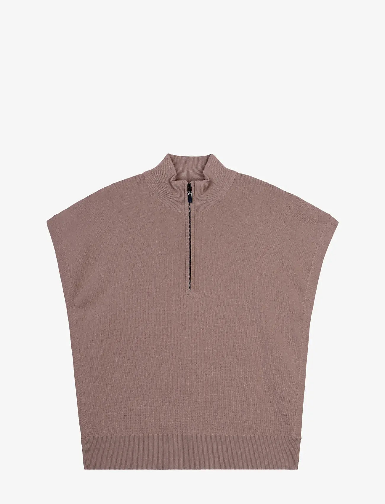 Ivo Nikkolo - Knitted Vest, KARY - Ärmlösa blusar - light nutria - 1