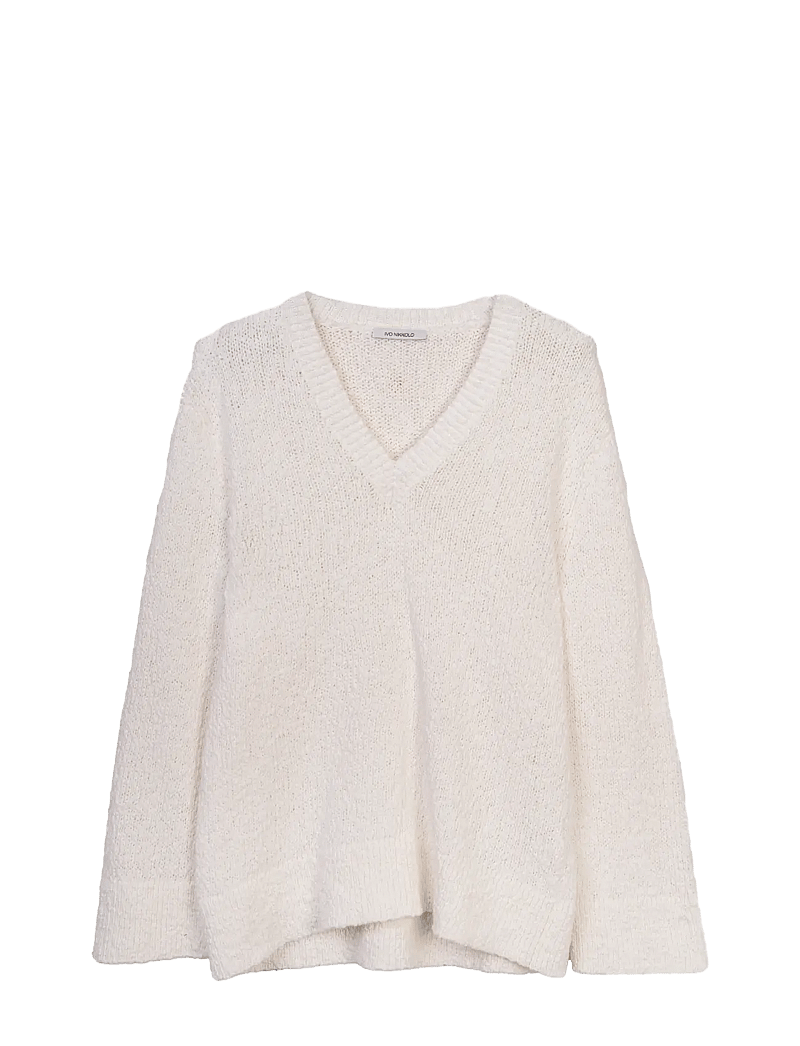 Ivo Nikkolo - Long Sleeve Heavy Knit, KLEERY - swetry - natural white - 1