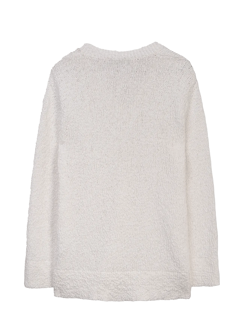 Ivo Nikkolo - Long Sleeve Heavy Knit, KLEERY - swetry - natural white - 2