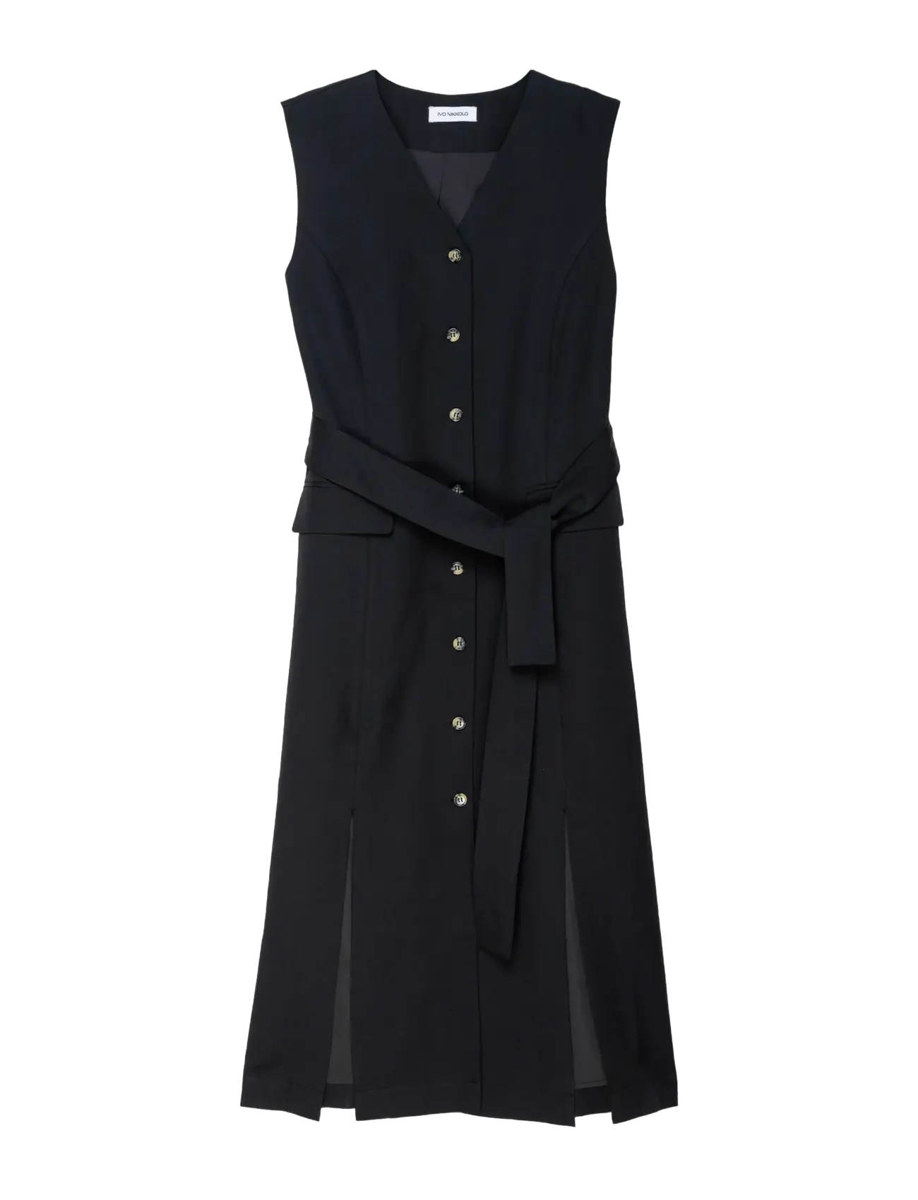 Ivo Nikkolo - Linen-Blend Dress, DALDERE - black - 0