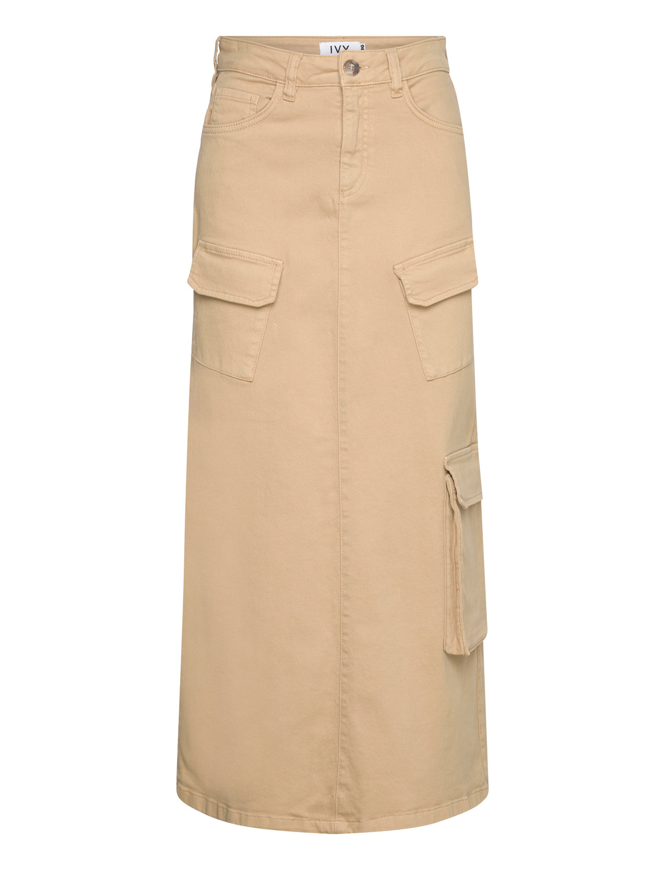 IVY Copenhagen Ivy-Augusta Utility Maxi Skirt Khak - Khaki green - 34