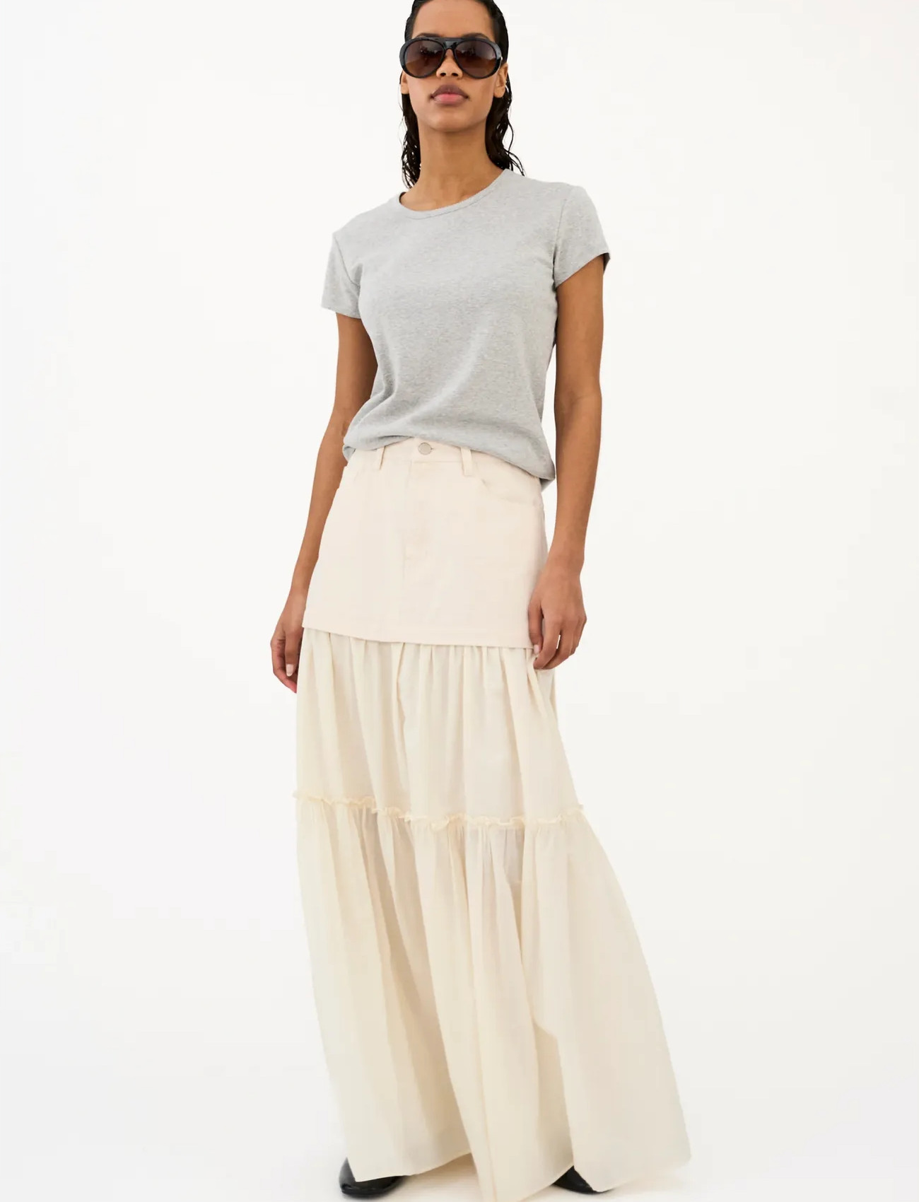 IVY Copenhagen Ivy-Angie Mix Long Skirt - White - 34