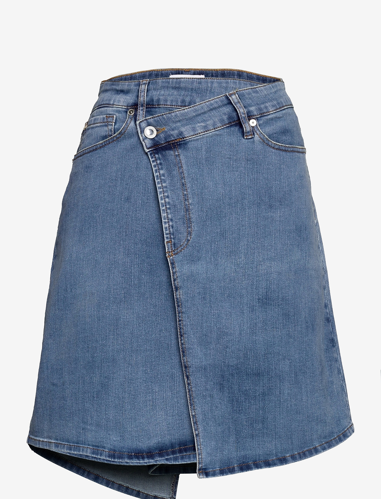 IVY Copenhagen - Kate wrap skirt Riva - denim blue - 0