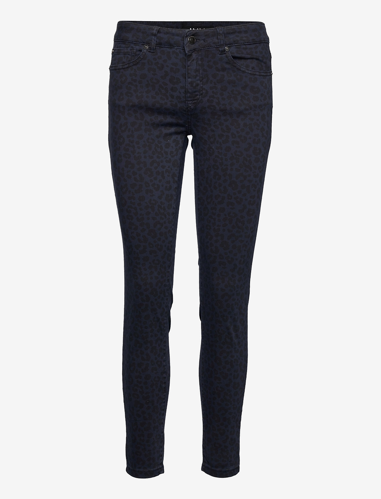 IVY Copenhagen - Daria jeans worn Leopard - siaurėjantys džinsai - blue black - 0