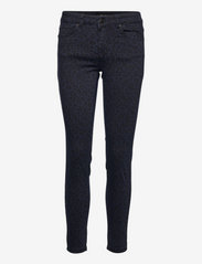 Daria jeans worn Leopard - BLUE BLACK