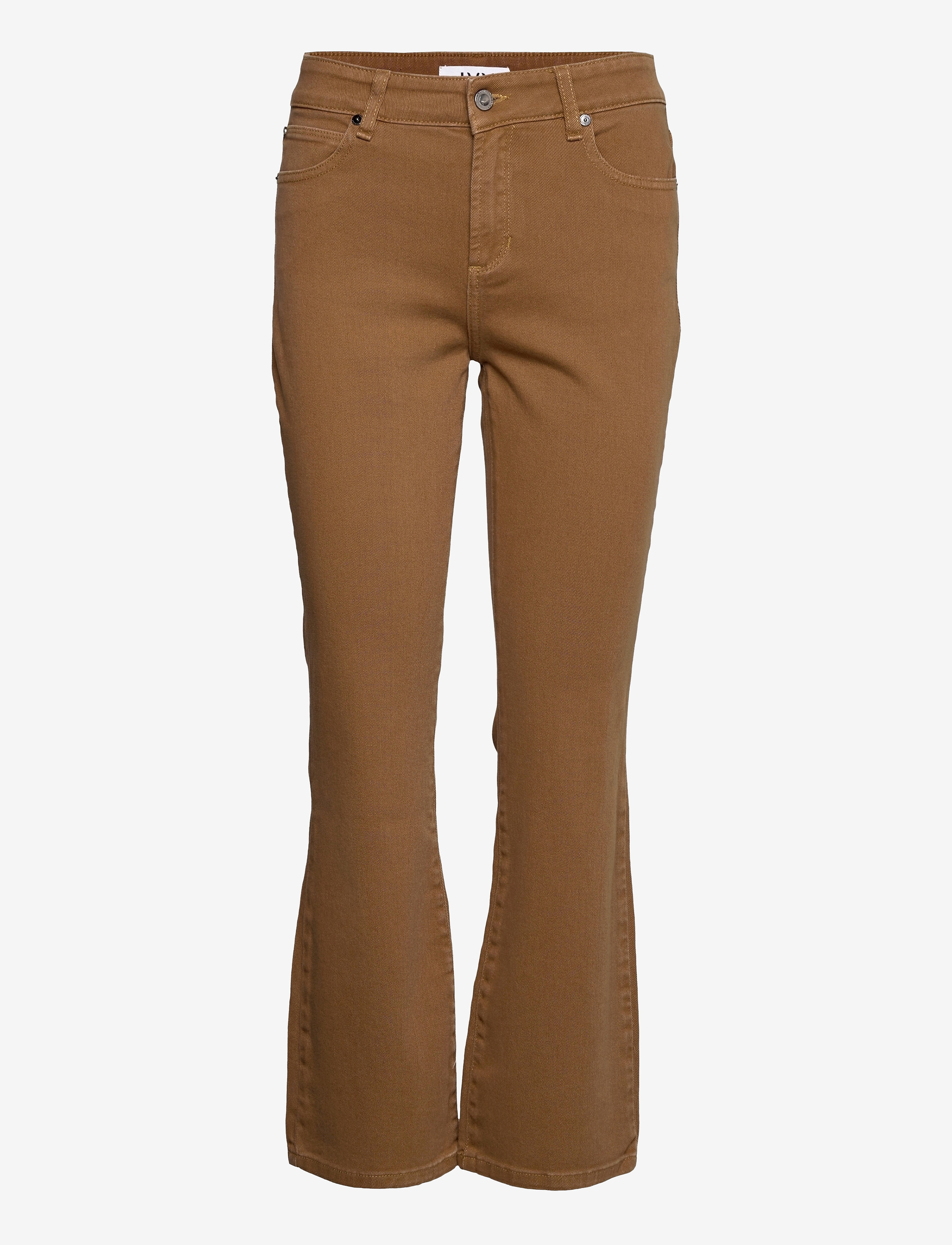 IVY Copenhagen Johanna Kick flare vintage colour - IVY Copenhagen - COGNAC / brown