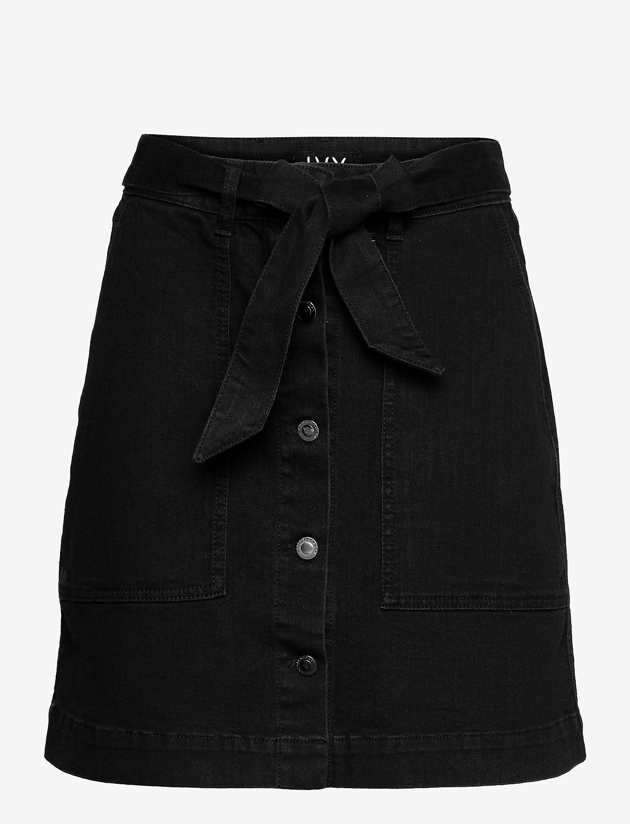 IVY Copenhagen - Freja Worker Skirt Wash Soft Black - black - 0
