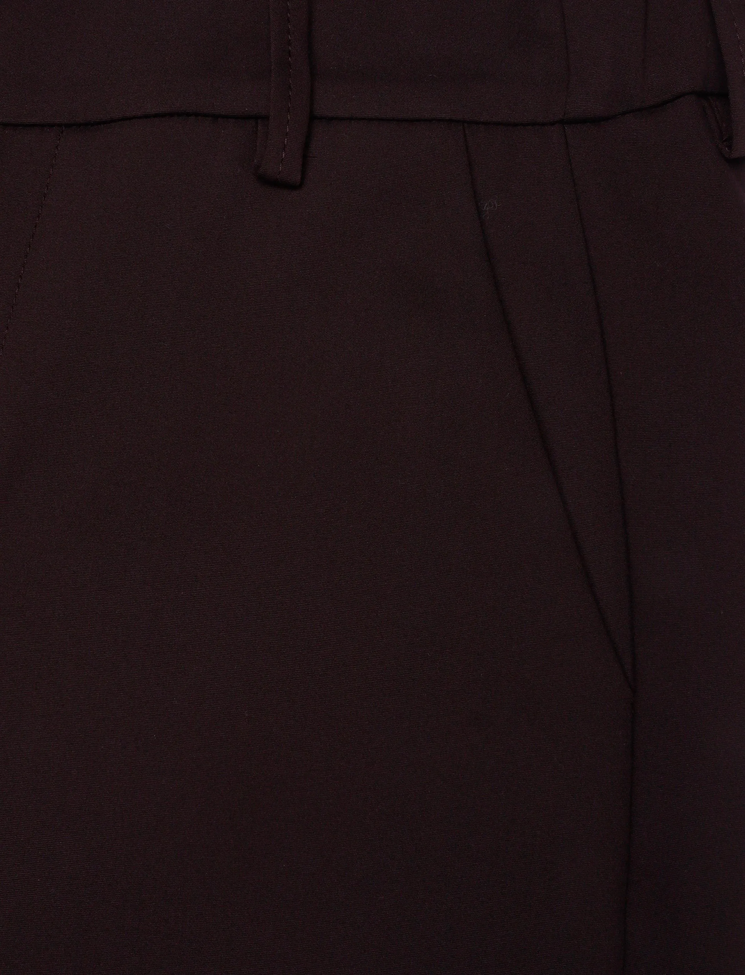 IVY Copenhagen - IVY-Alice Wide Pant NOOS - tailored trousers - dark toffee brown - 4