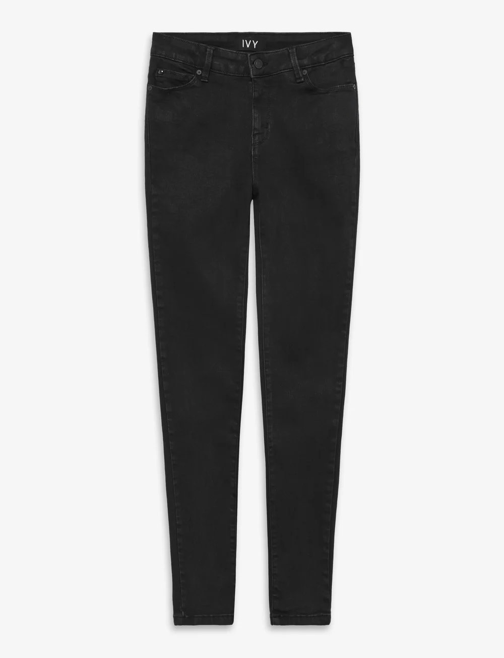 IVY Copenhagen - IVY-Alexa Jeans Cool Excellent Blac - liibuvad teksad - black - 1