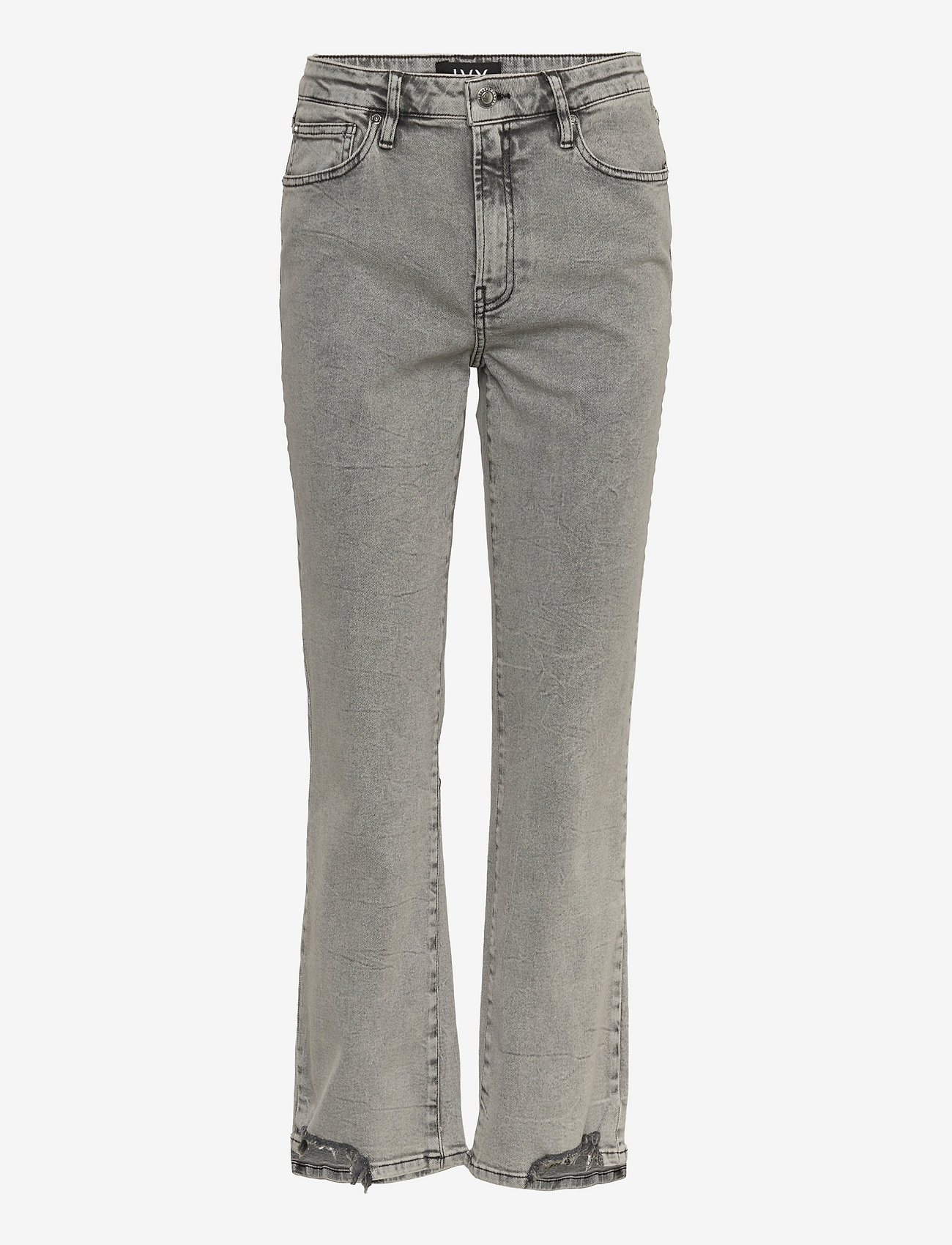 IVY Copenhagen - Frida Jeans wash Pulp Grey Dist. - tiesaus kirpimo džinsai - grey - 0