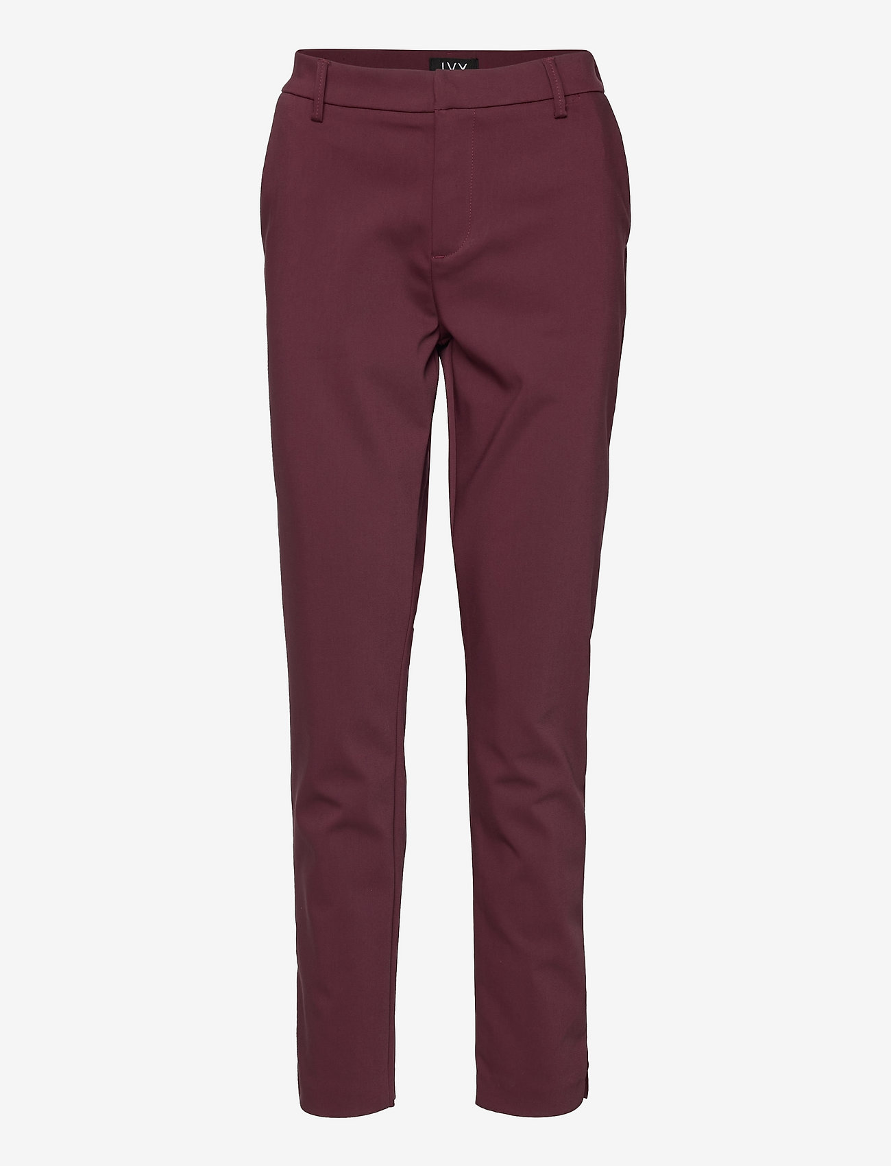 IVY Copenhagen - Alice Pant Colors - slim fit trousers - bordeaux - 0