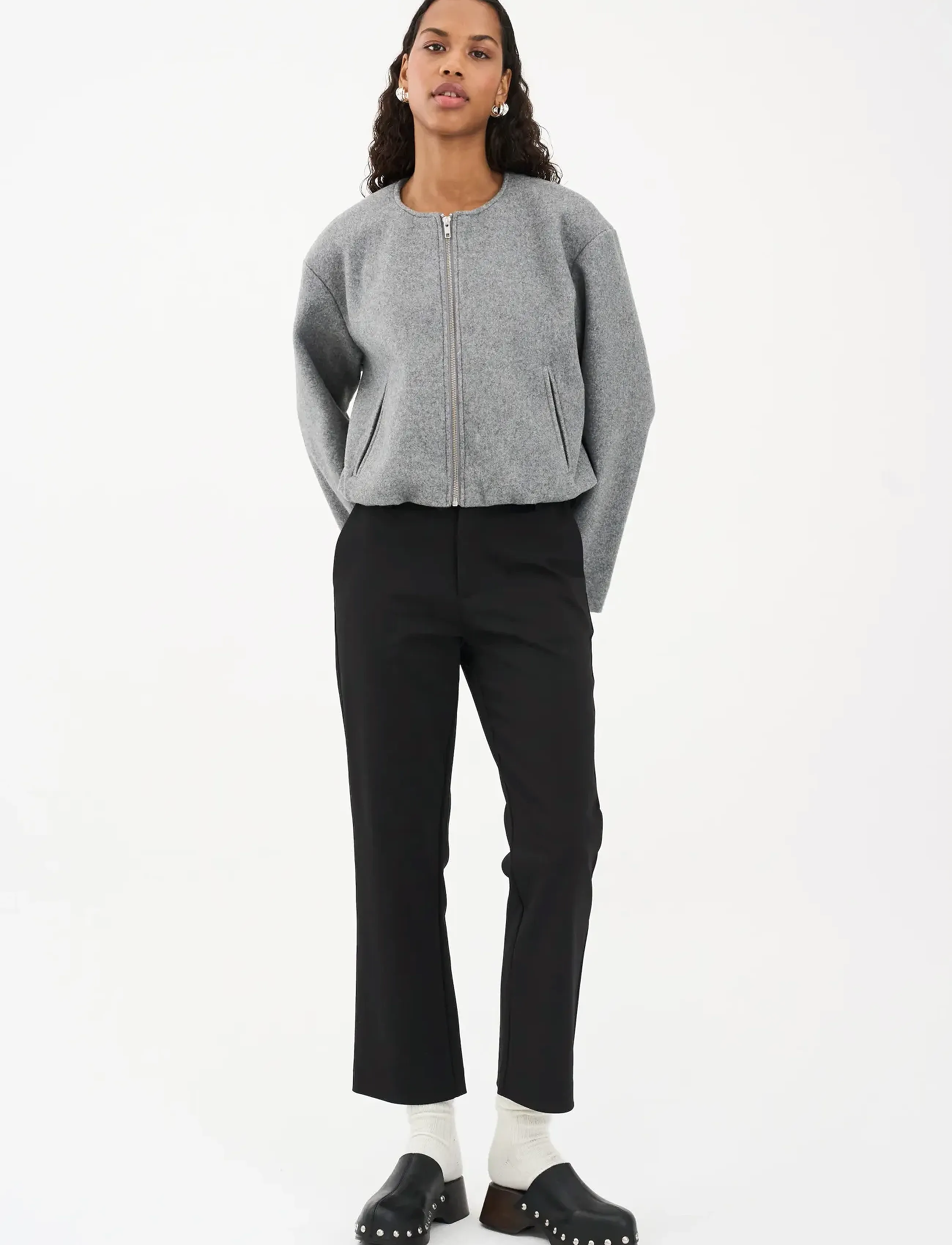 IVY Copenhagen Ivy-Alice Cropped Flare Pant Noos, 28 x 30, Black, Jeans > Flares, Dame