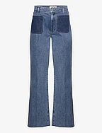 Mia 70's Combi Jeans Wash Heavenly - DENIM BLUE