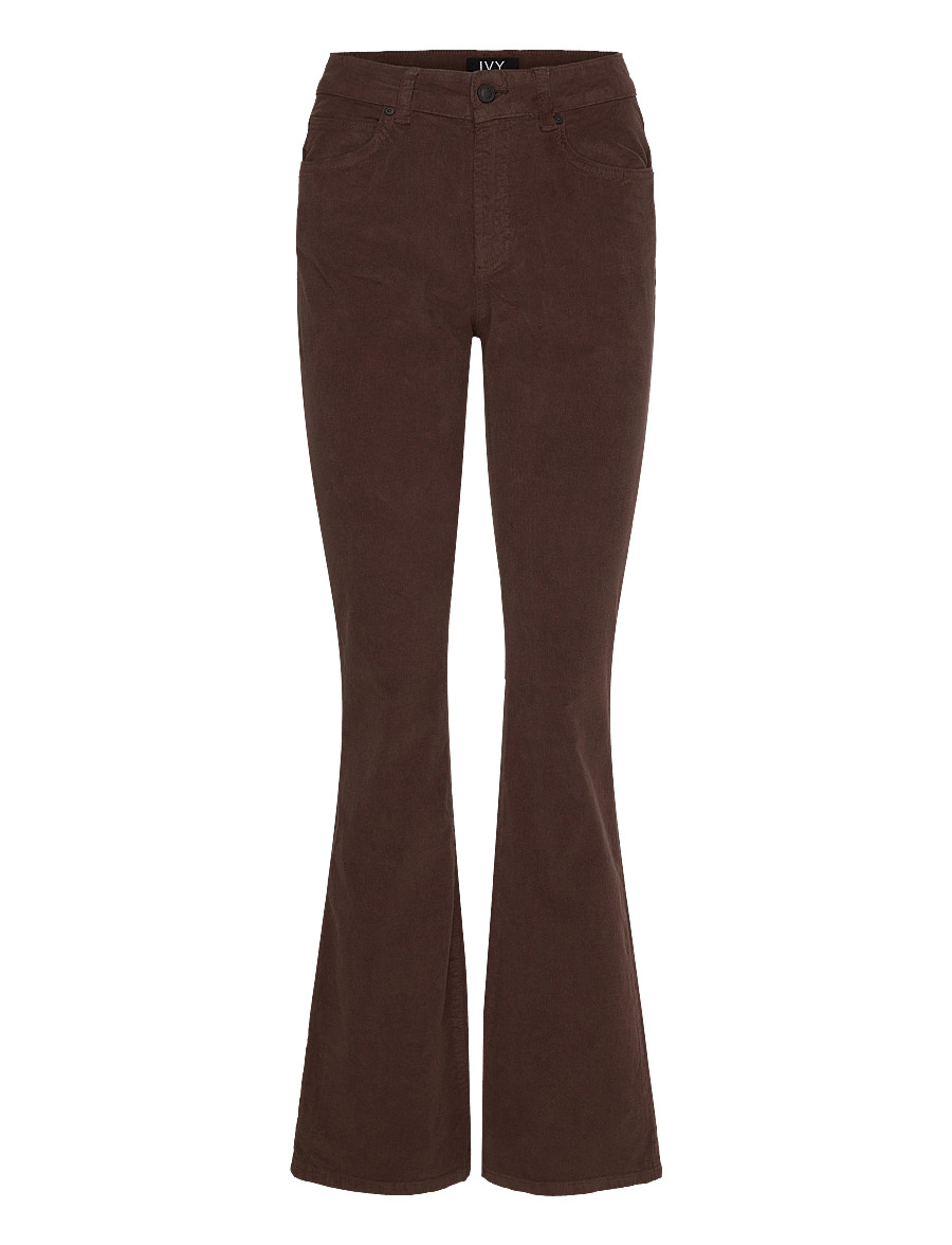 IVY Copenhagen - IVY-Tara Flare Jeans Baby Cord - jeans évasés - expresso brown - 0