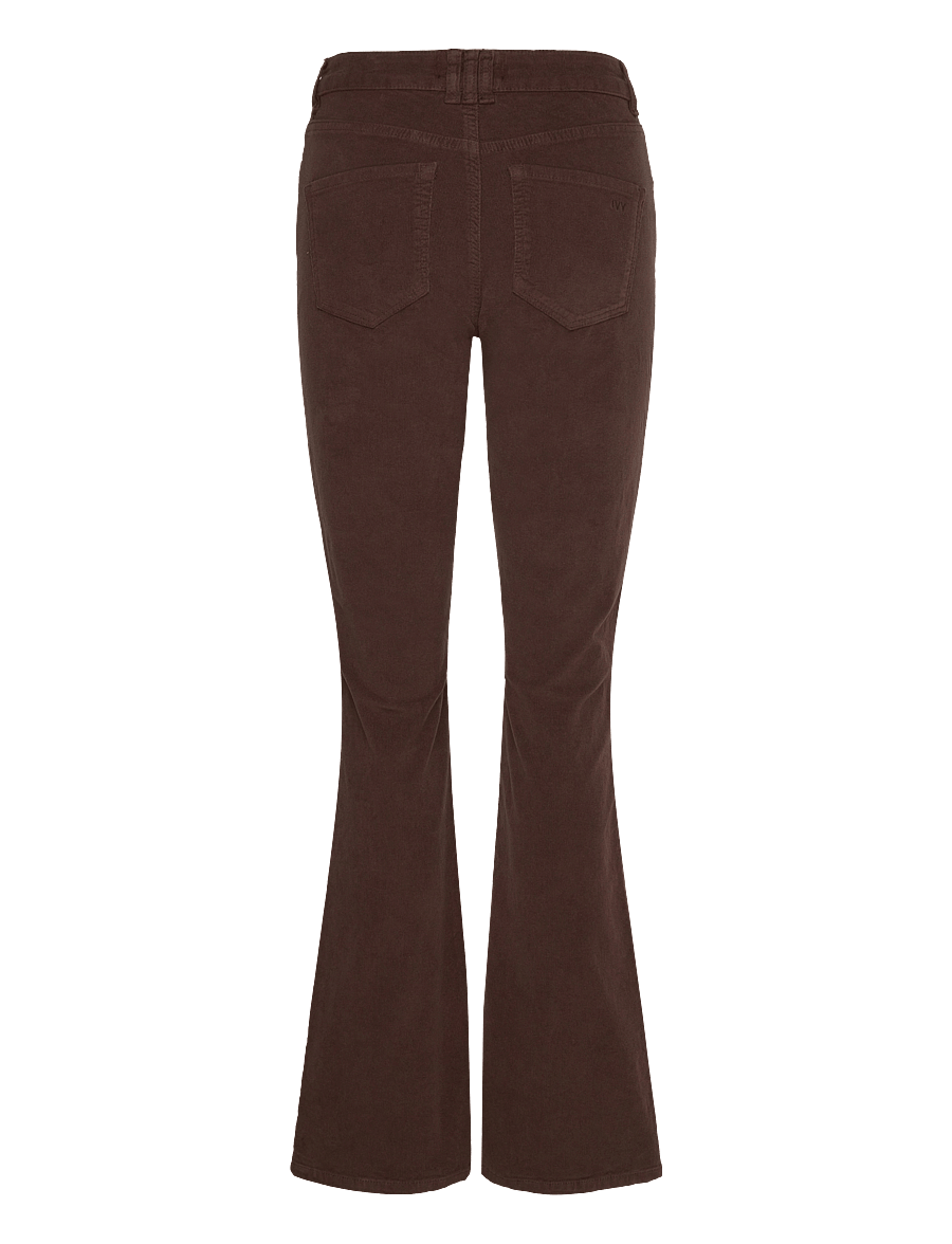 IVY Copenhagen - IVY-Tara Flare Jeans Baby Cord - jeans évasés - expresso brown - 1
