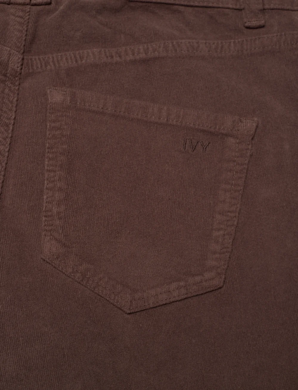 IVY Copenhagen - IVY-Tara Flare Jeans Baby Cord - alt eriti laia säärega teksad - expresso brown - 4
