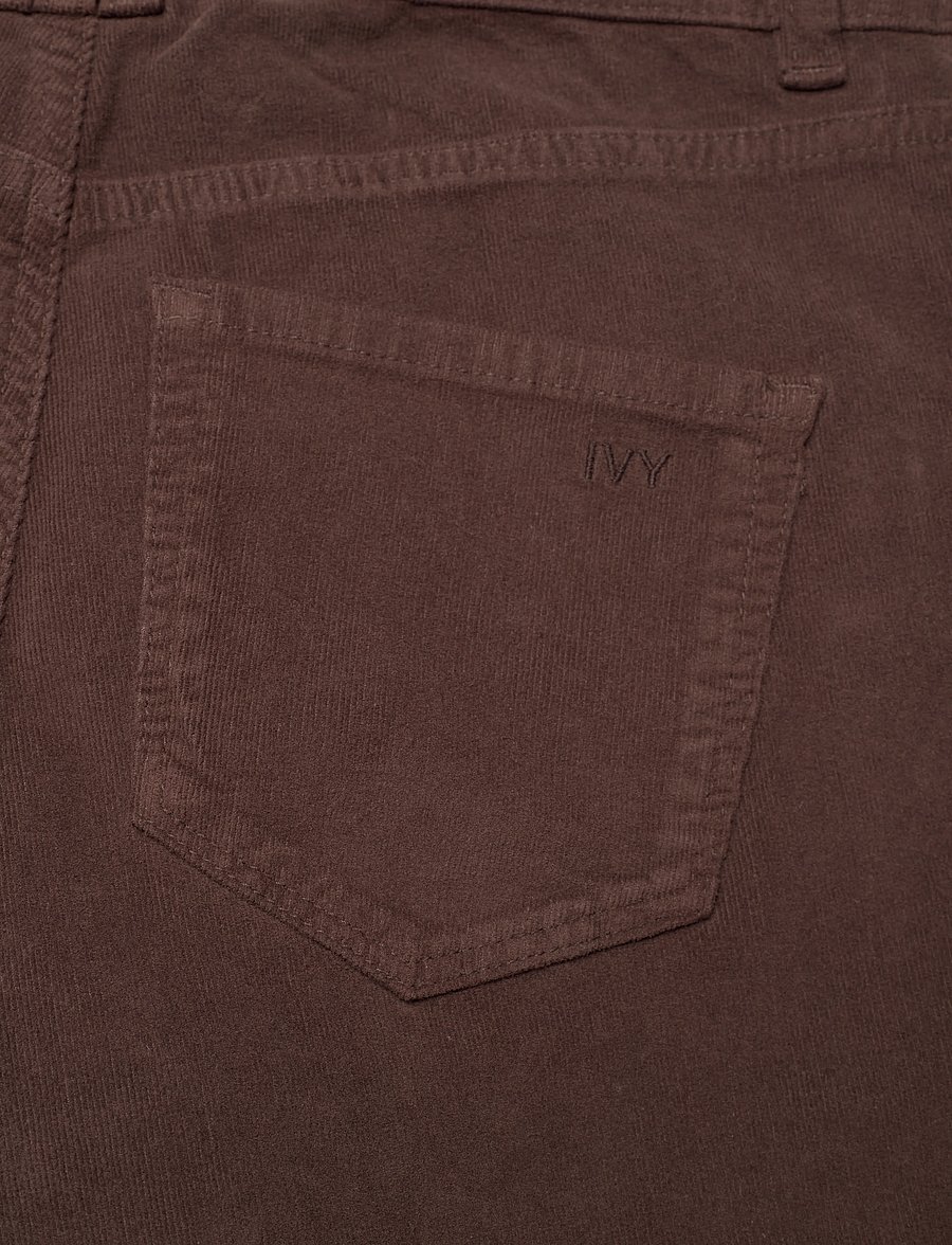 IVY Copenhagen - IVY-Tara Flare Jeans Baby Cord - jeans évasés - expresso brown - 4