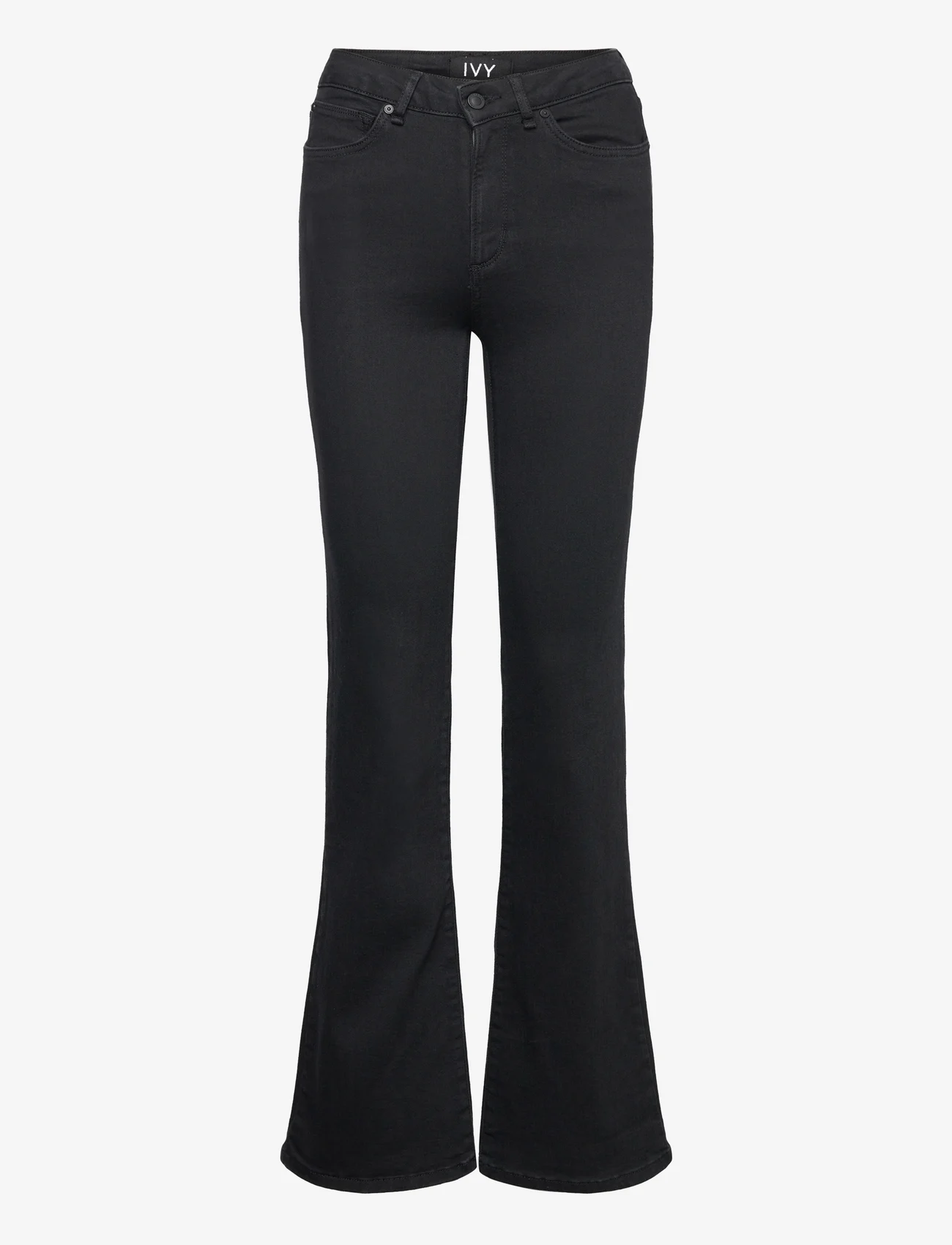 IVY Copenhagen - IVY-Tara Jeans Wash Cool Excellent - alt laienevad teksad - black - 0