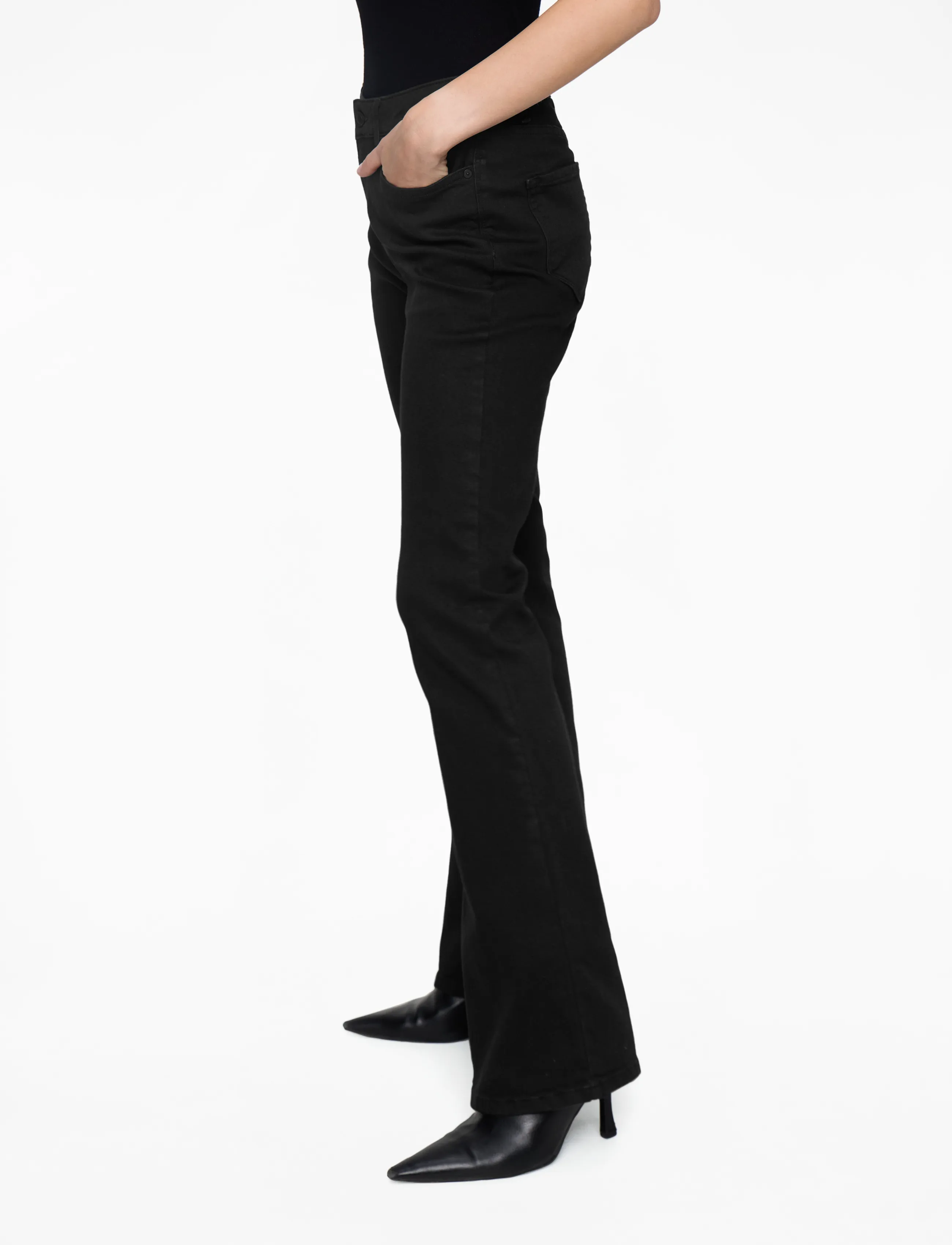 IVY Copenhagen - IVY-Tara Jeans Wash Cool Excellent - bootcut-jeans - black - 4