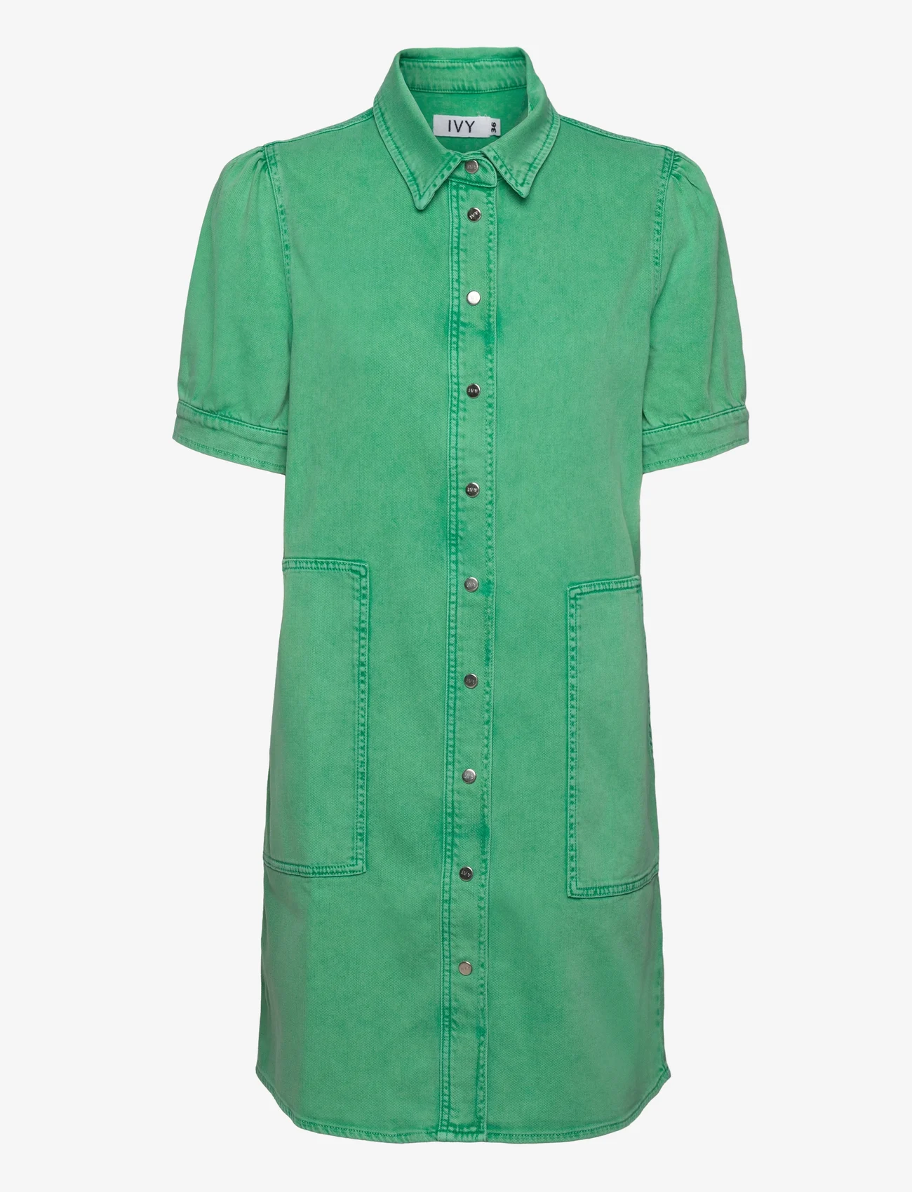 IVY Copenhagen - IVY-Lavina Dress Stone Color - denim dresses - lime green - 0
