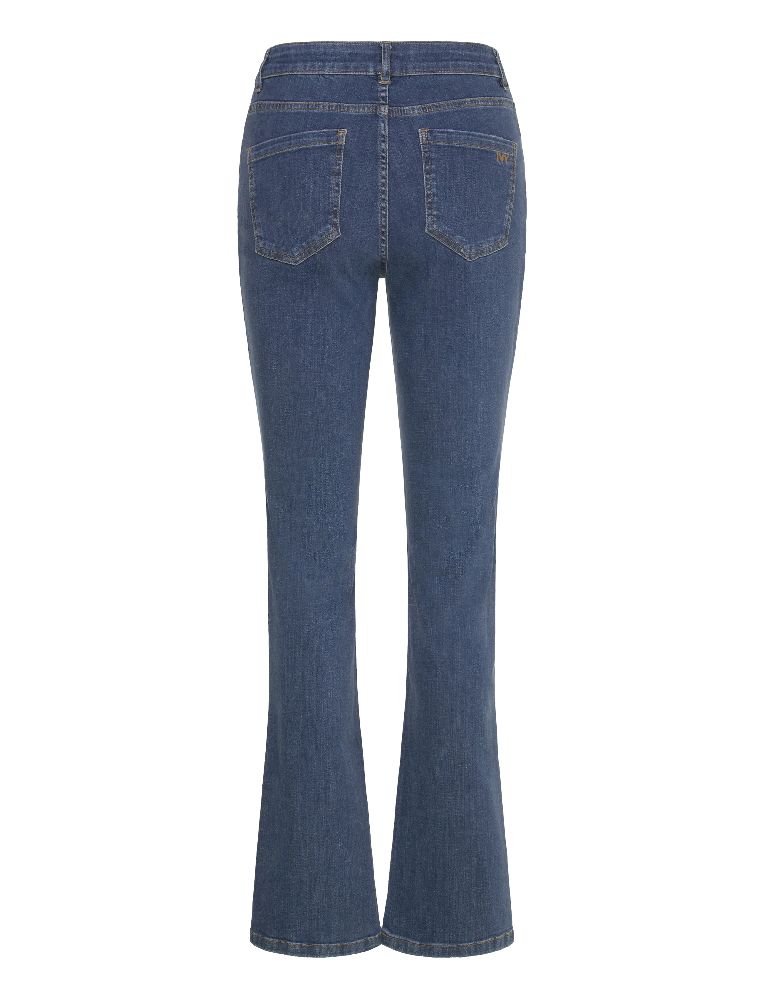 IVY Copenhagen - IVY-Lulu EARTHxSWAN Wash Rover Powe - bootcut jeans - denim blue - 1
