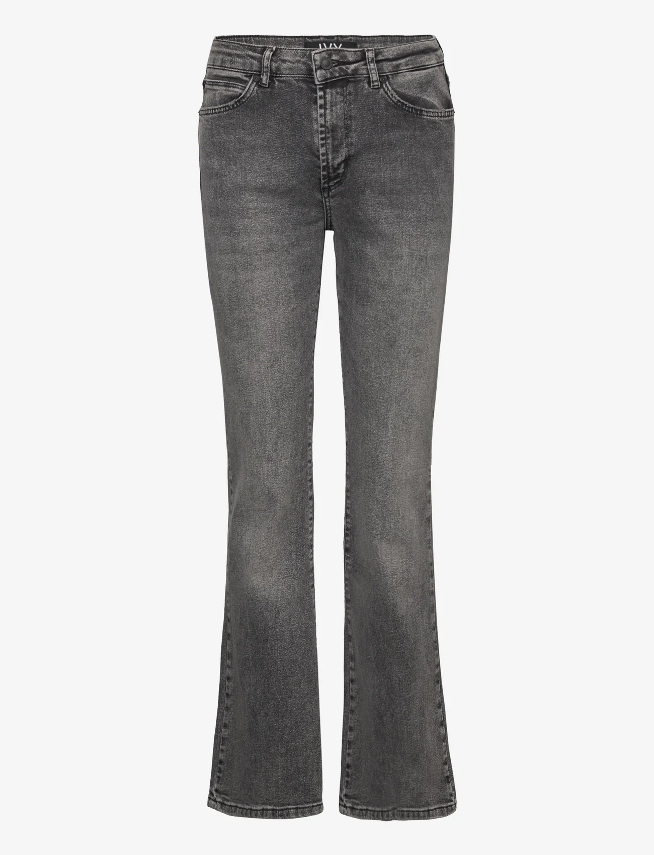 IVY Copenhagen - IVY-Tara Jeans Wash Rockstar Grey - schlaghosen - grey - 0