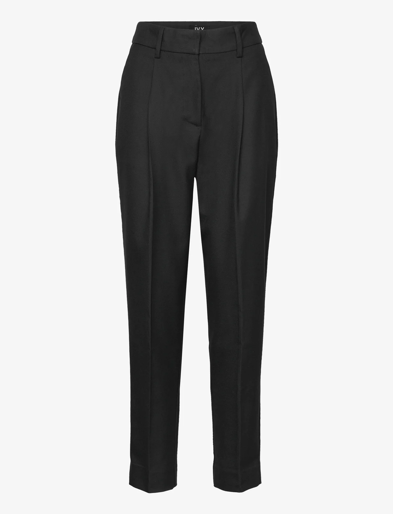 IVY Copenhagen - IVY-Ada Classic Pleat Pant - tailored trousers - black - 0