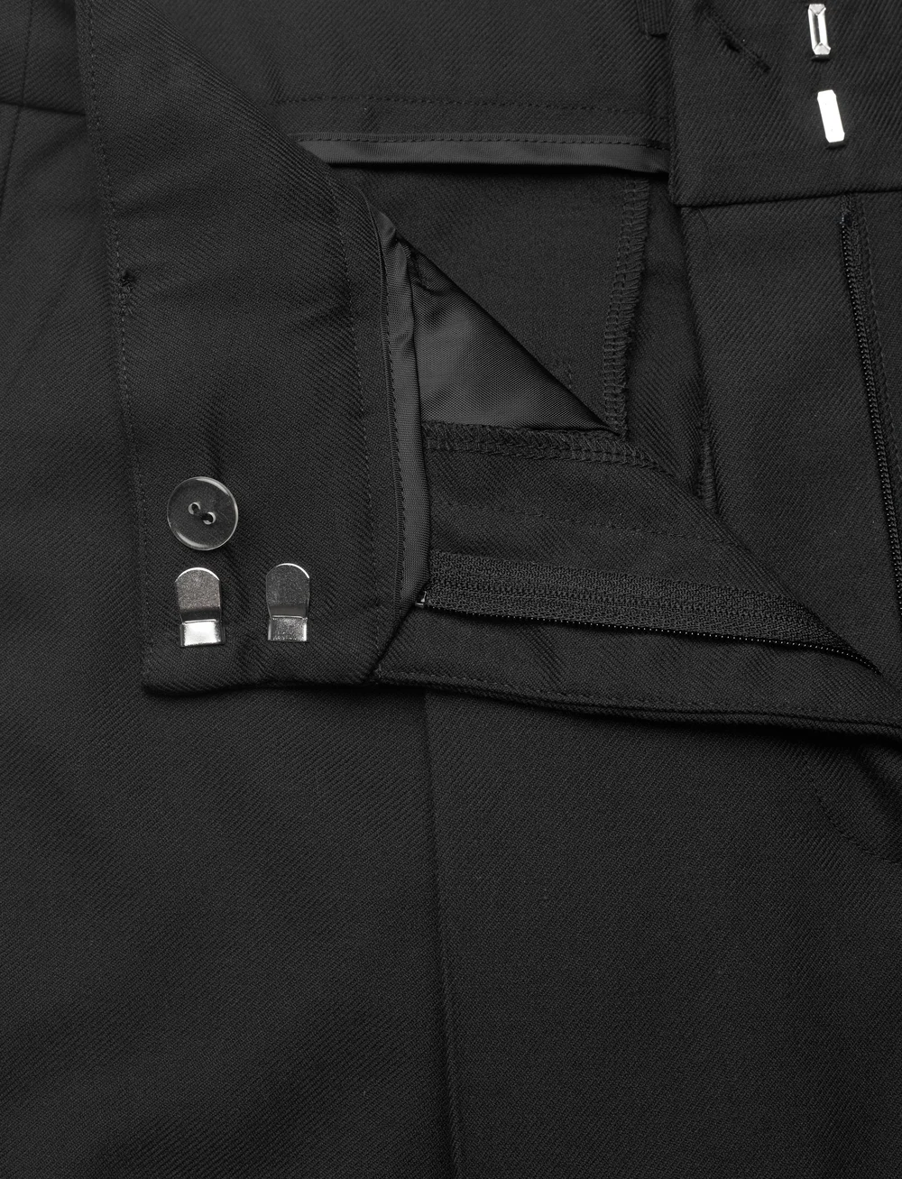 IVY Copenhagen - IVY-Ada Classic Pleat Pant - kostymbyxor - black - 3