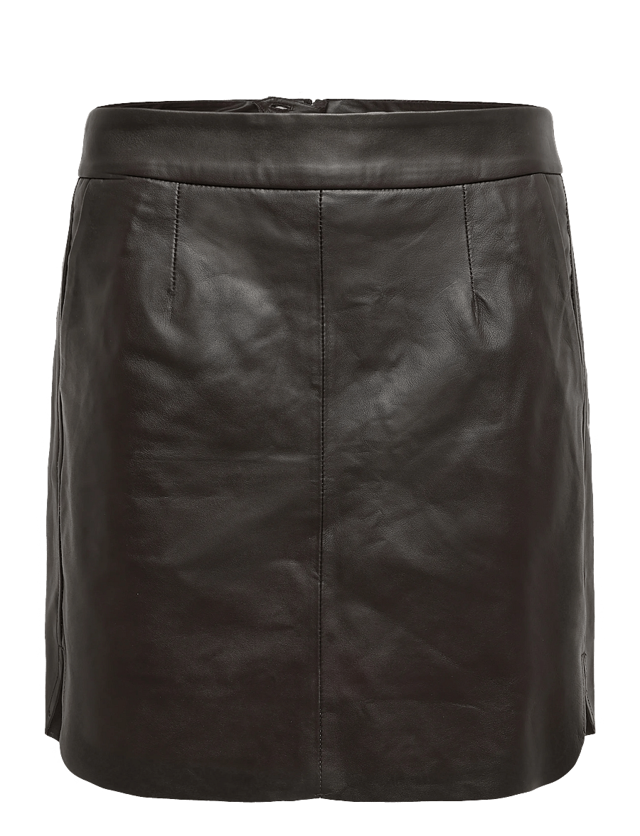 IVY Copenhagen - IVY-Kylie Leather Mini Skirt - lederröcke - expresso brown - 1