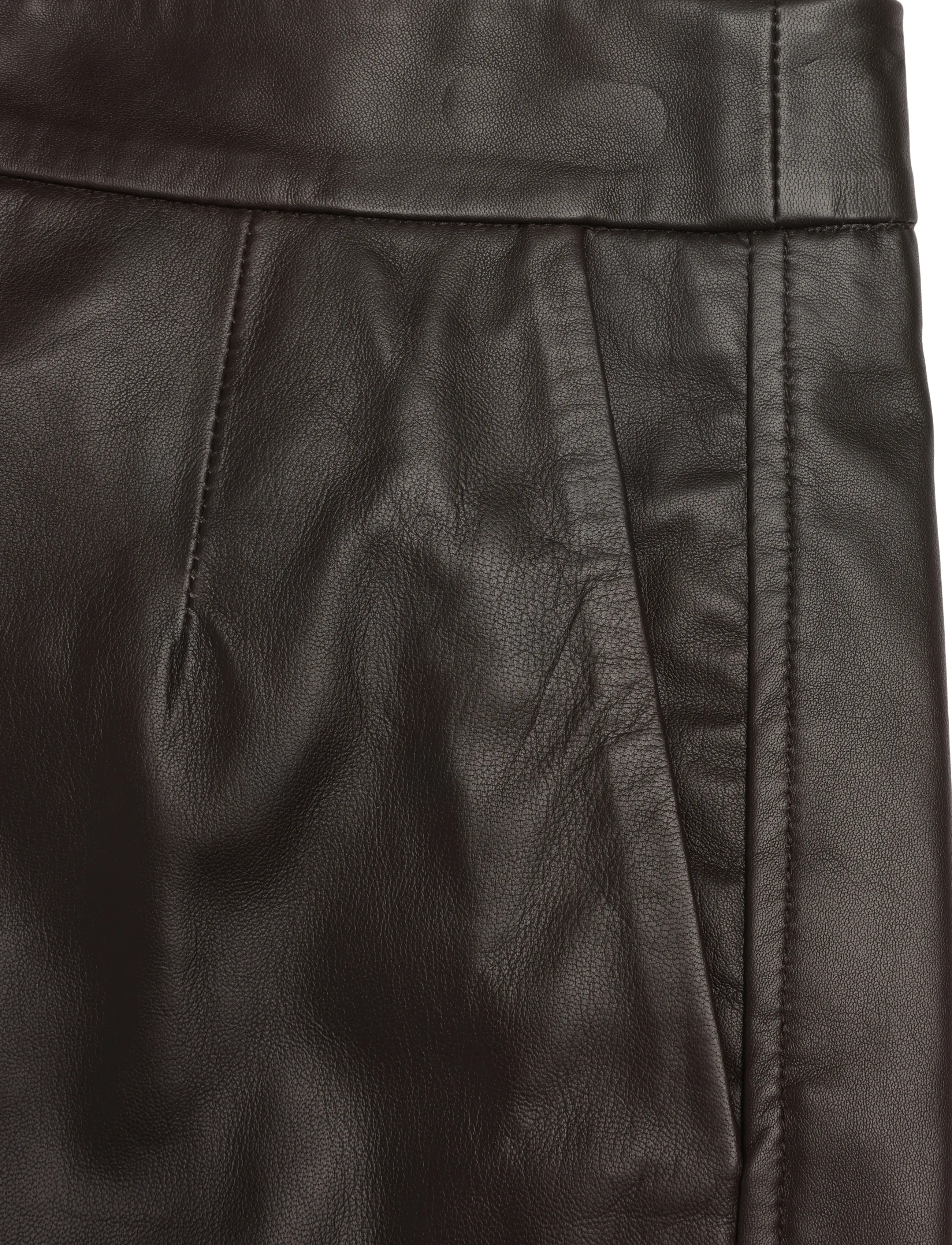 IVY Copenhagen - IVY-Kylie Leather Mini Skirt - lederröcke - expresso brown - 5