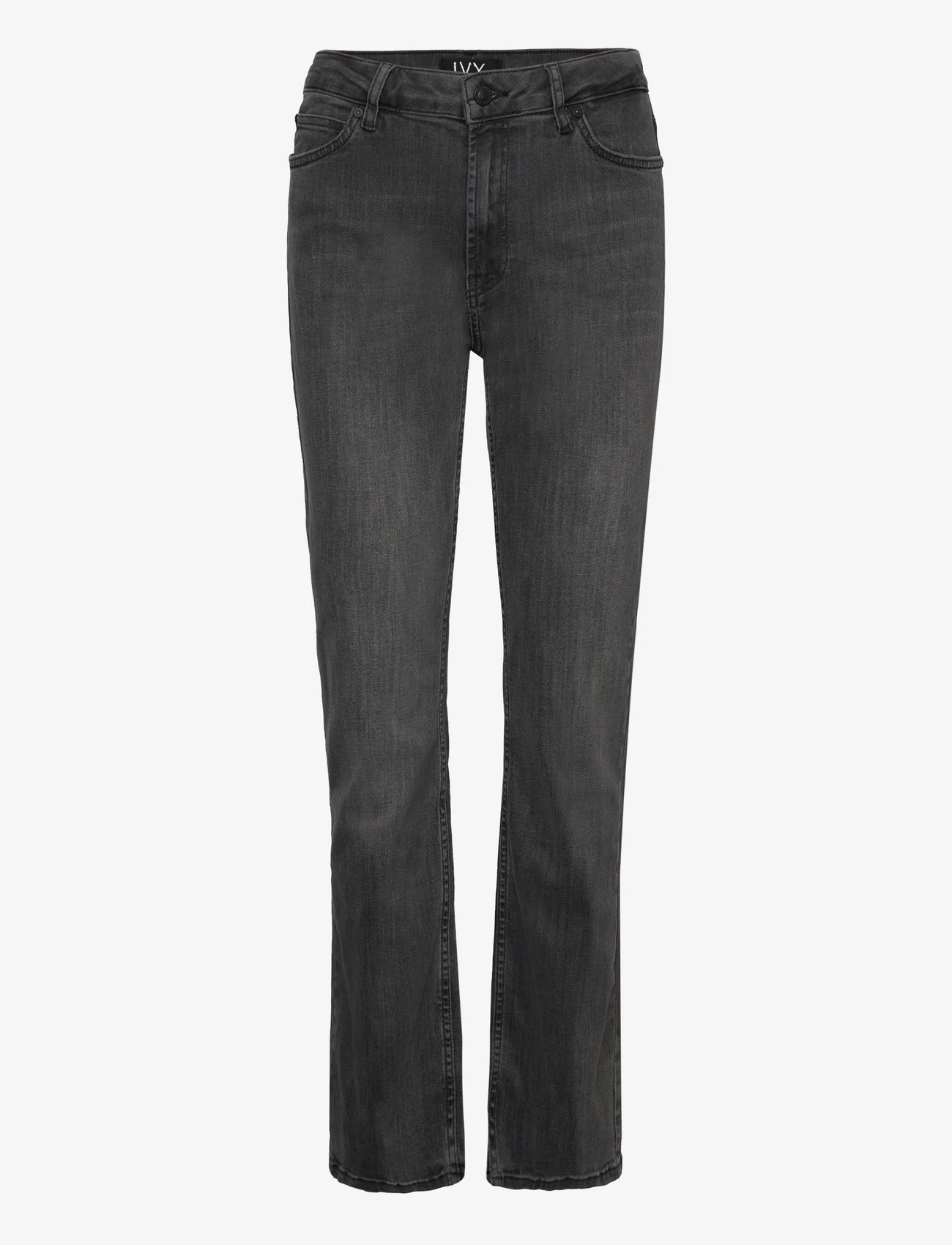 IVY Copenhagen - IVY-Lulu Jeans wash Bangkok Black - džinsa bikses ar tievām starām - black - 0