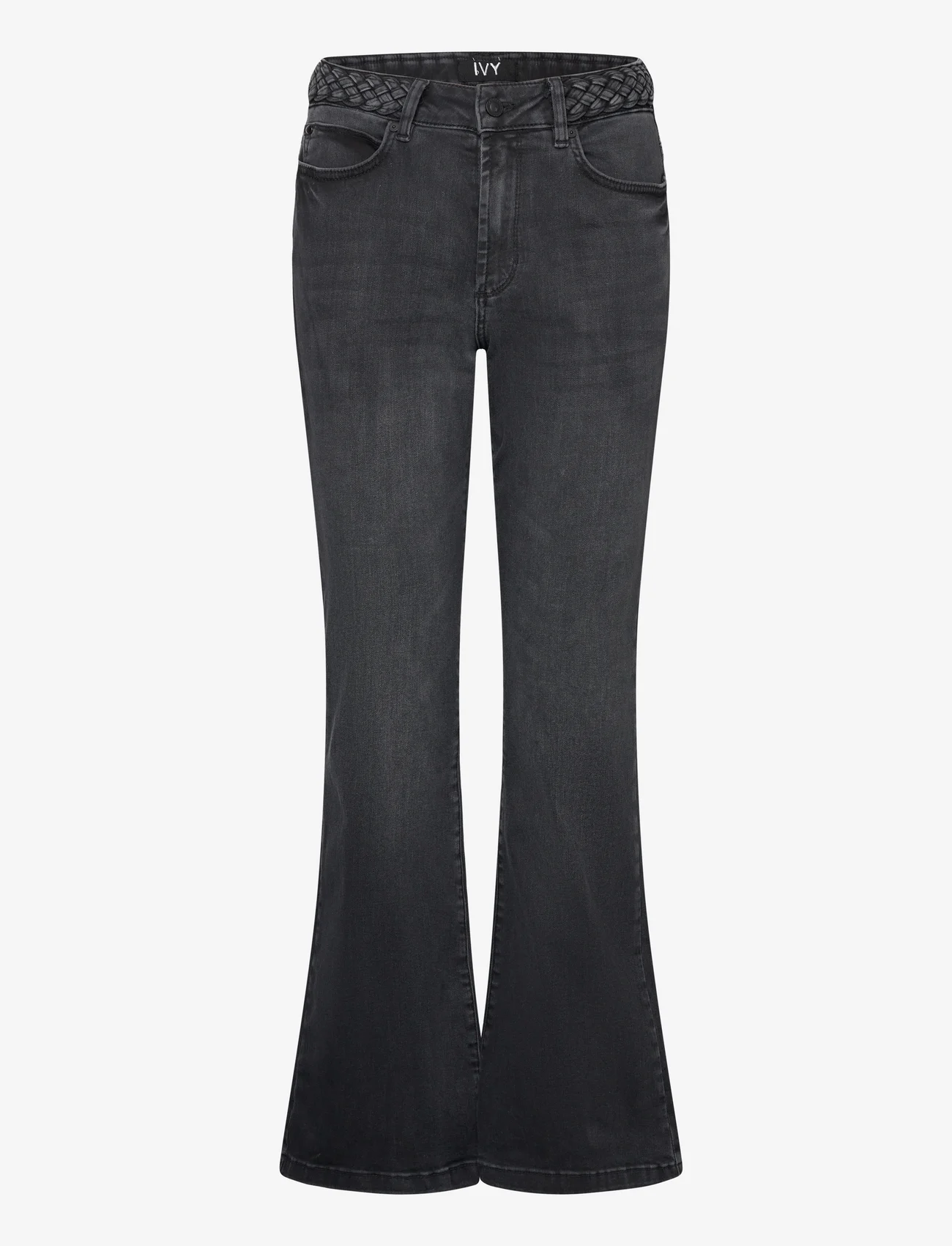 IVY Copenhagen - IVY-Tara 70's Jeans Wash Organic Gr - nuo kelių platėjantys džinsai - grey - 0