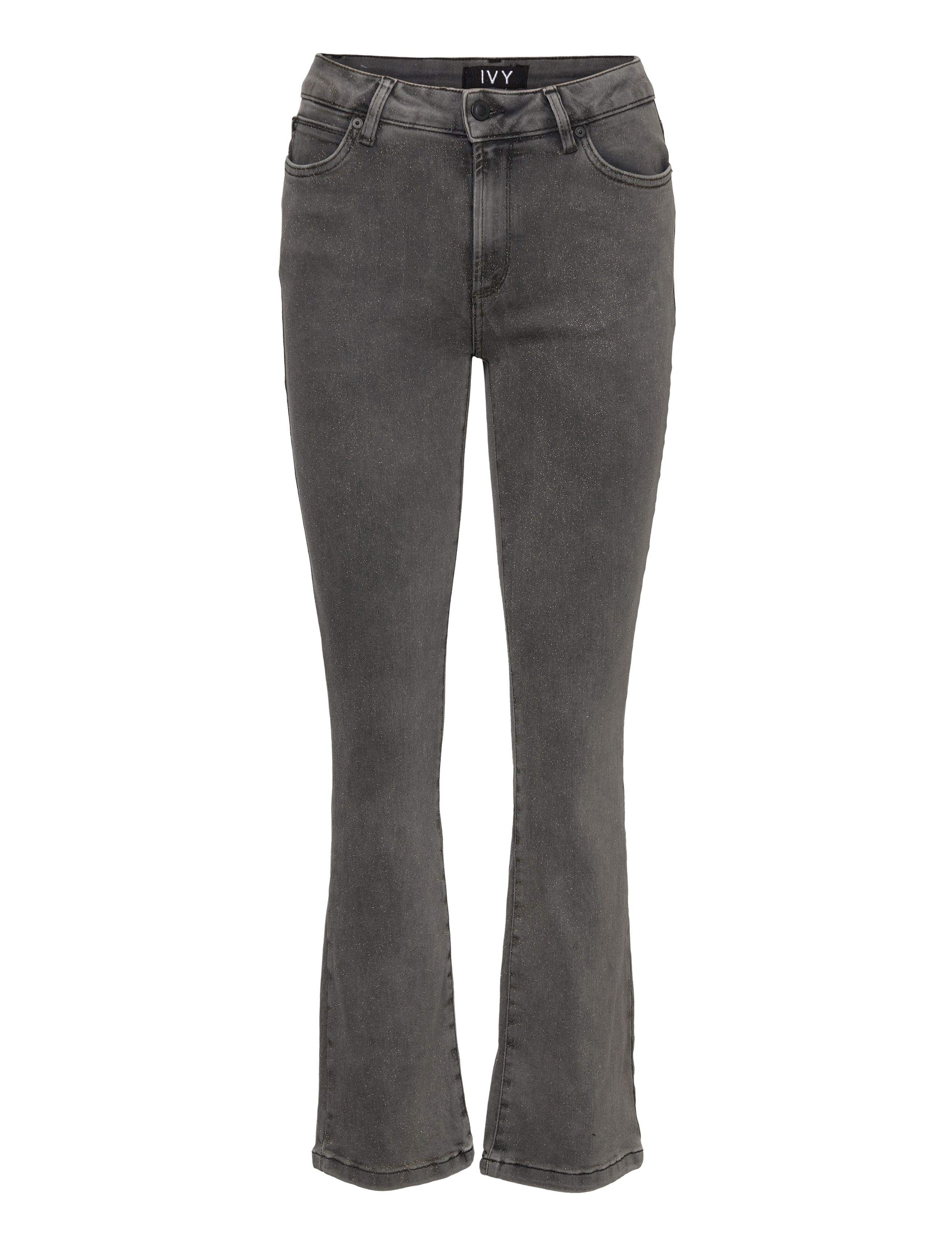 IVY Copenhagen Ivy-Johanna Jeans Wash Rock Glam Gr, Kvinder, Højtaljede Flared Jeans, Grå, Str: 29 x 30