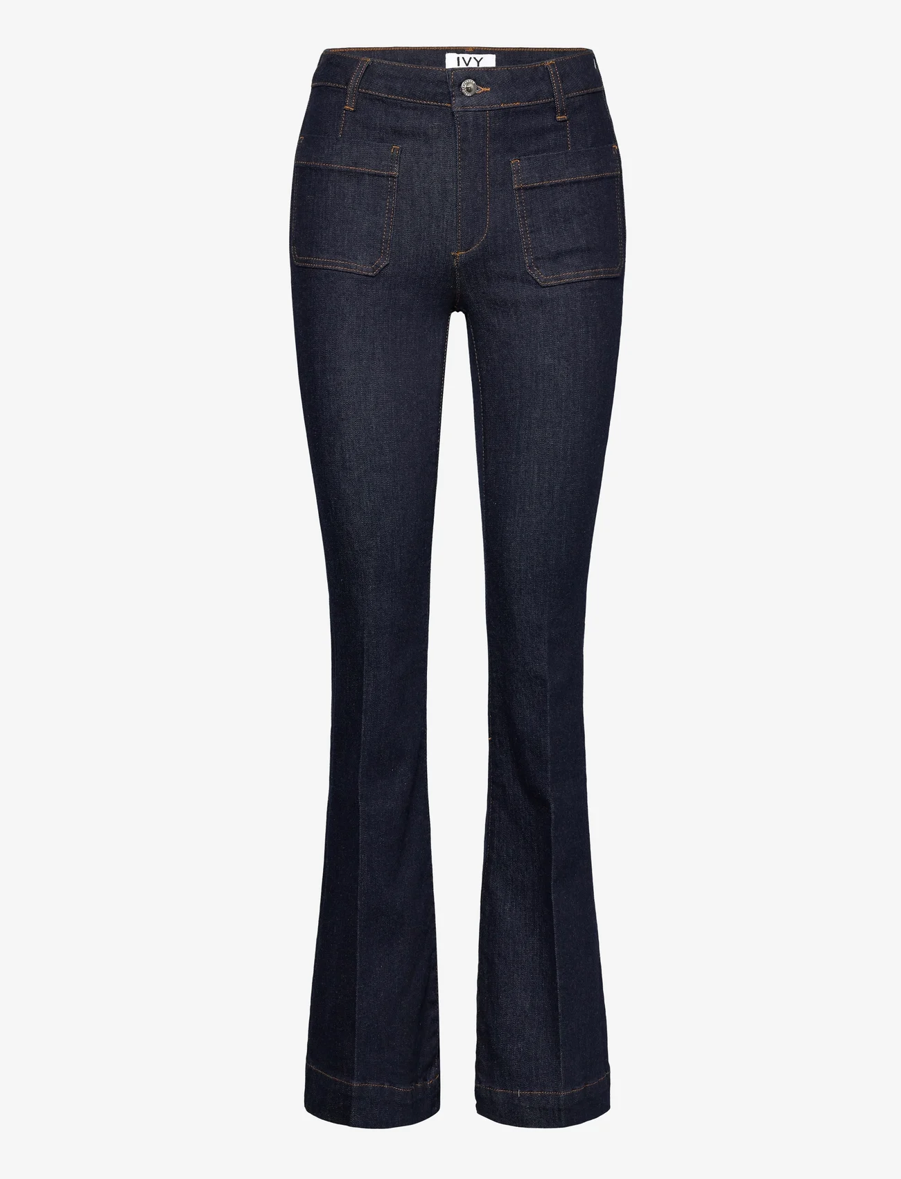 IVY Copenhagen - IVY-Ann Charlotte Jeans Wash Undone - uitlopende jeans - denim blue - 0
