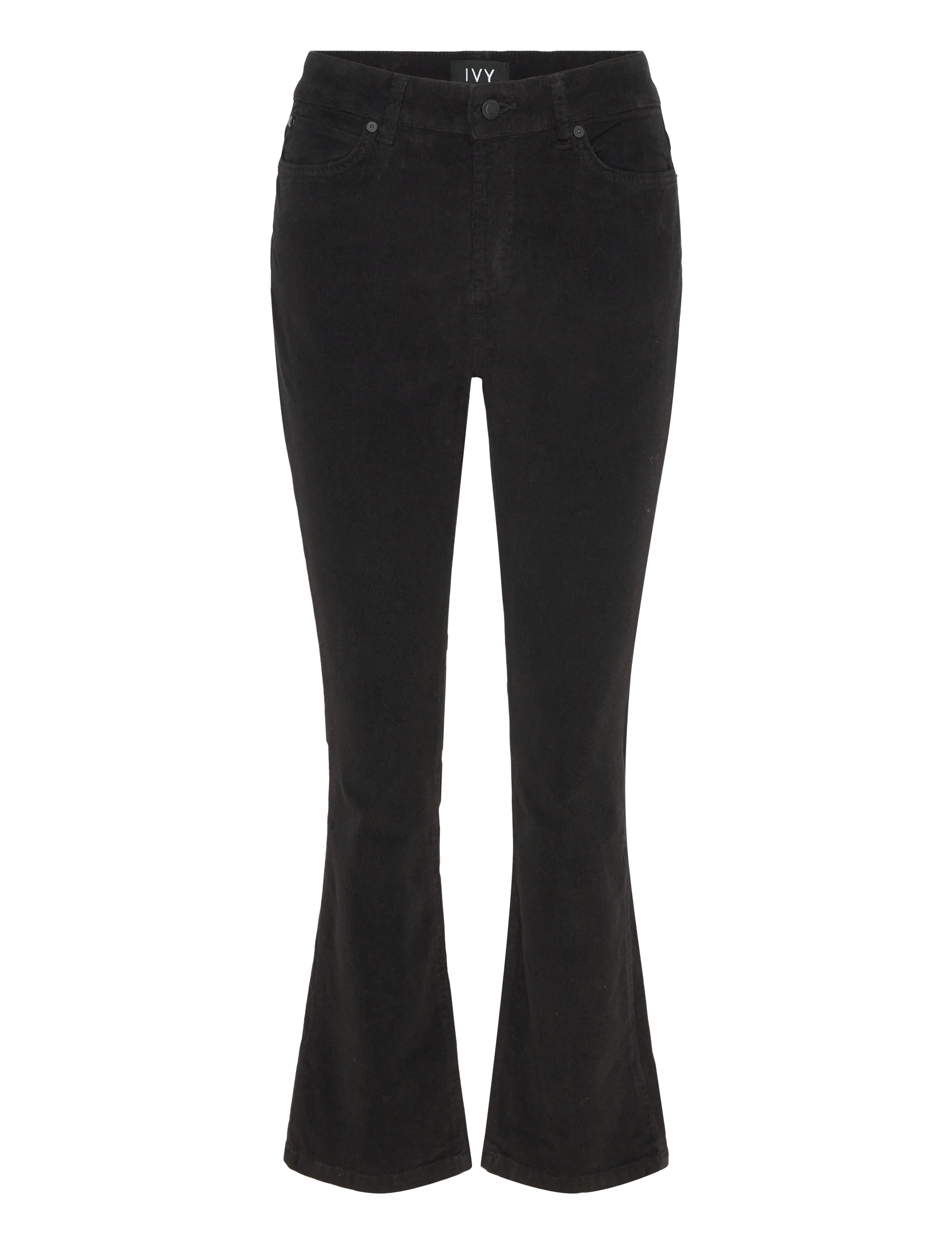IVY Copenhagen IVY-Johanna Jeans Exclusive Corduro - Flared jeans - BLACK / black