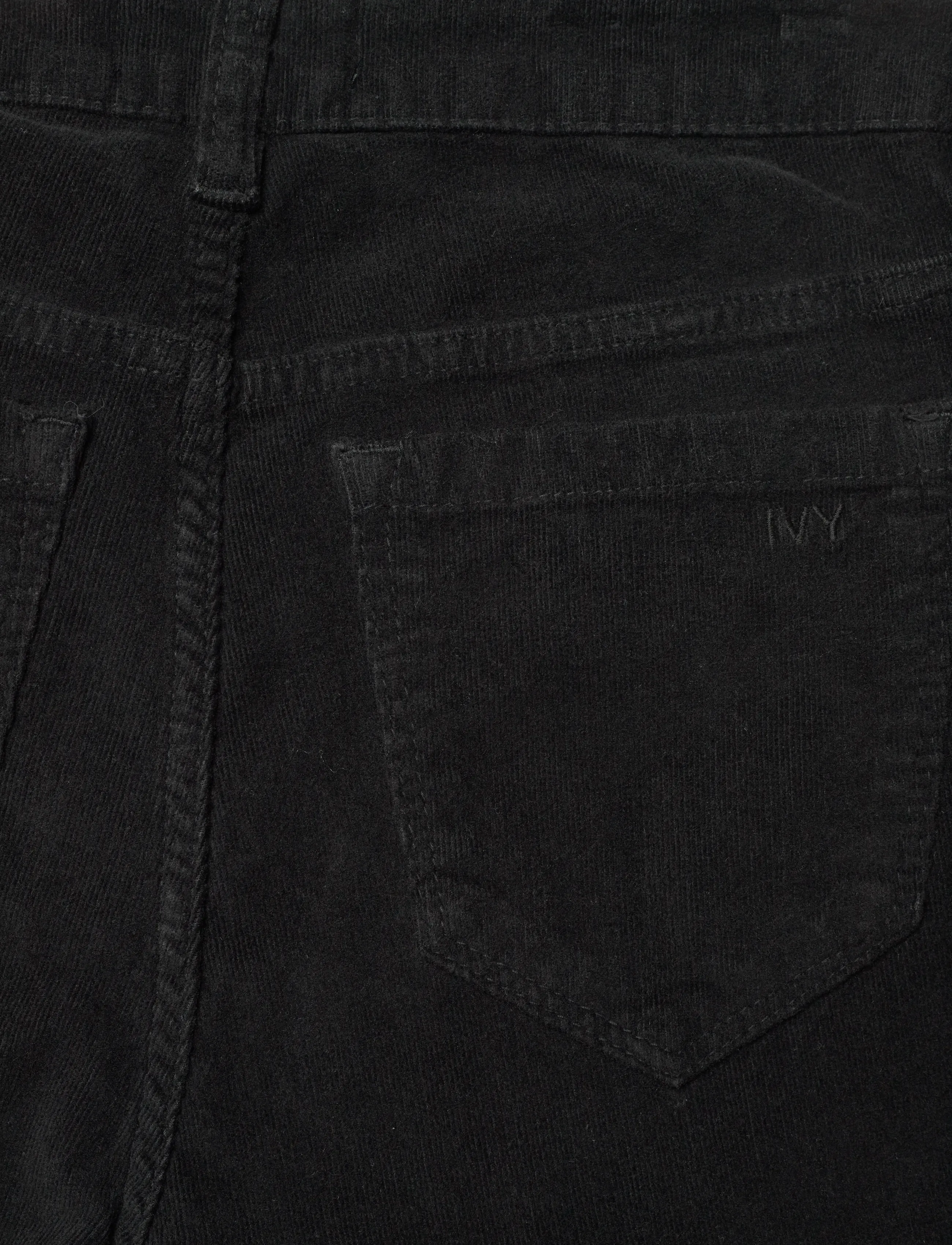IVY Copenhagen - IVY-Johanna Jeans Exclusive Corduro - nuo kelių platėjantys džinsai - black - 4