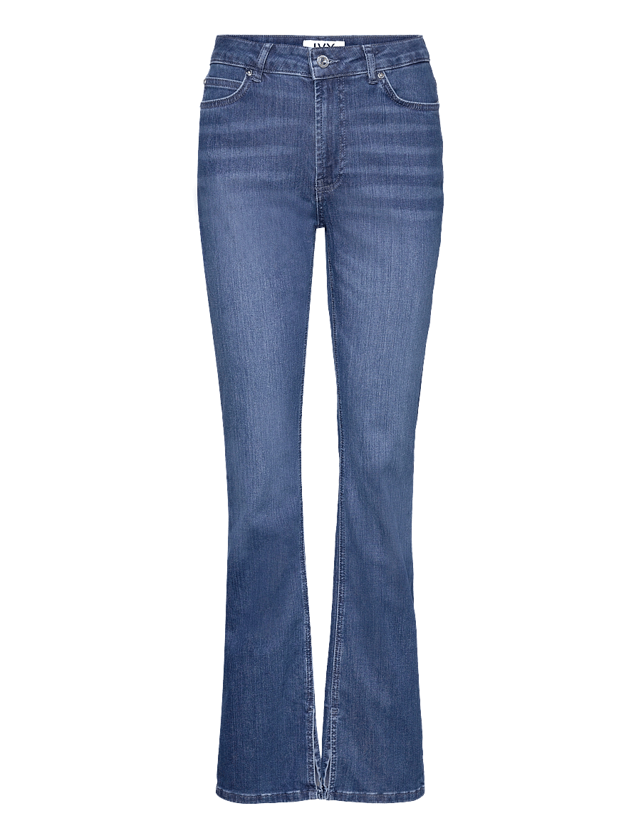 IVY Copenhagen - IVY-Lulu Jeans Split Wash Tenerife - jeans évasés - denim blue - 0