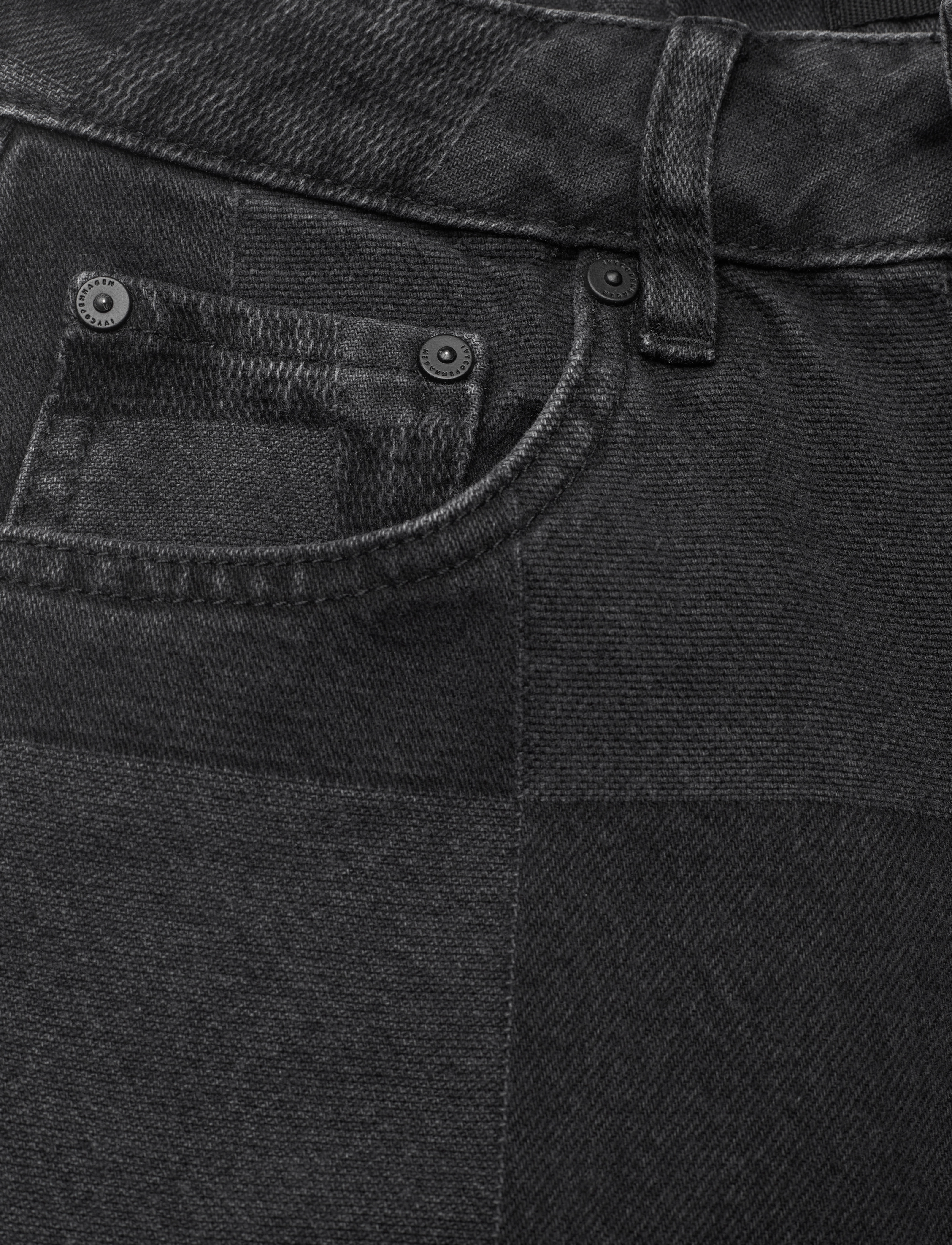 IVY Copenhagen - IVY-Brooke Patchwork Jeans Wash Bla - black - 2