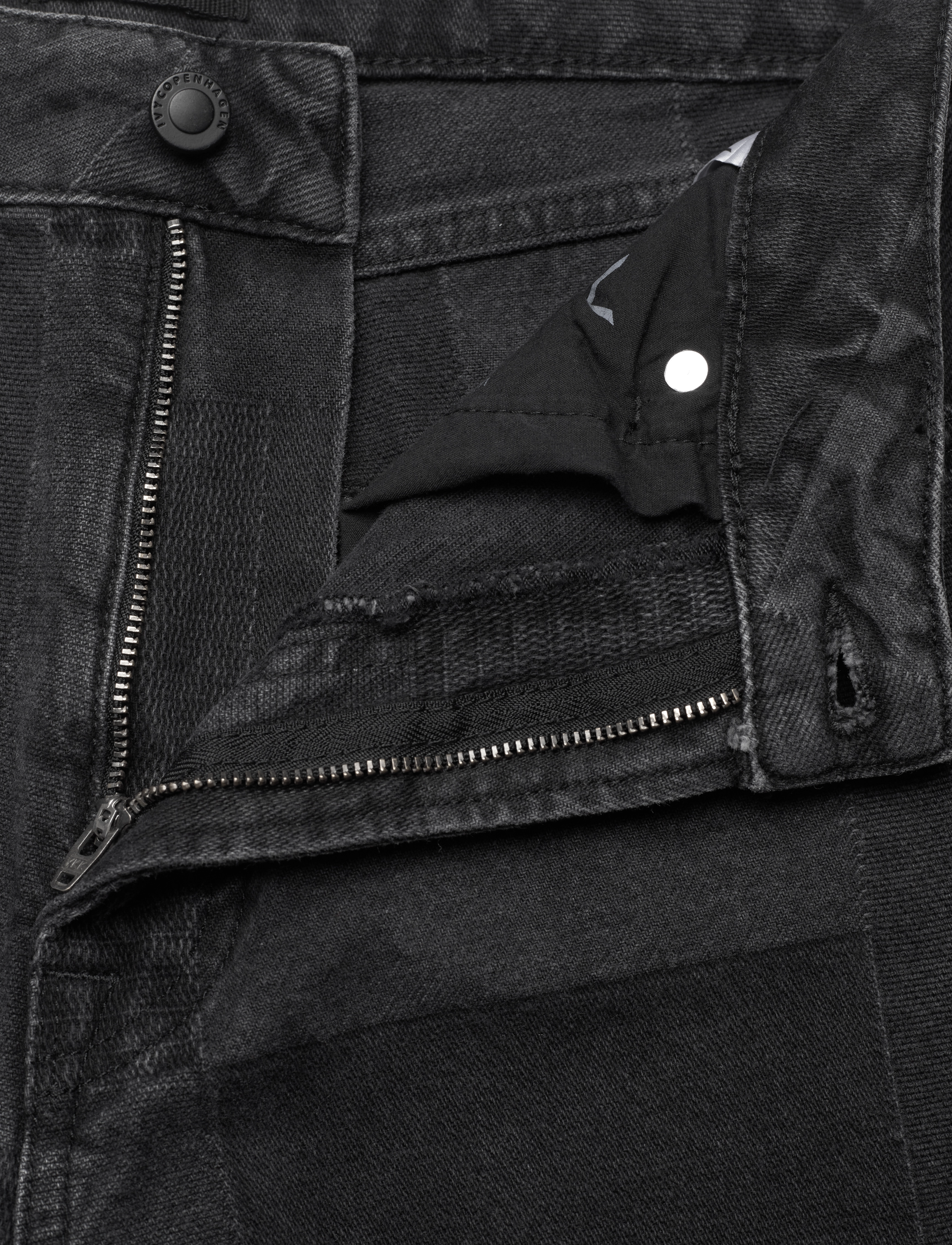 IVY Copenhagen - IVY-Brooke Patchwork Jeans Wash Bla - black - 3