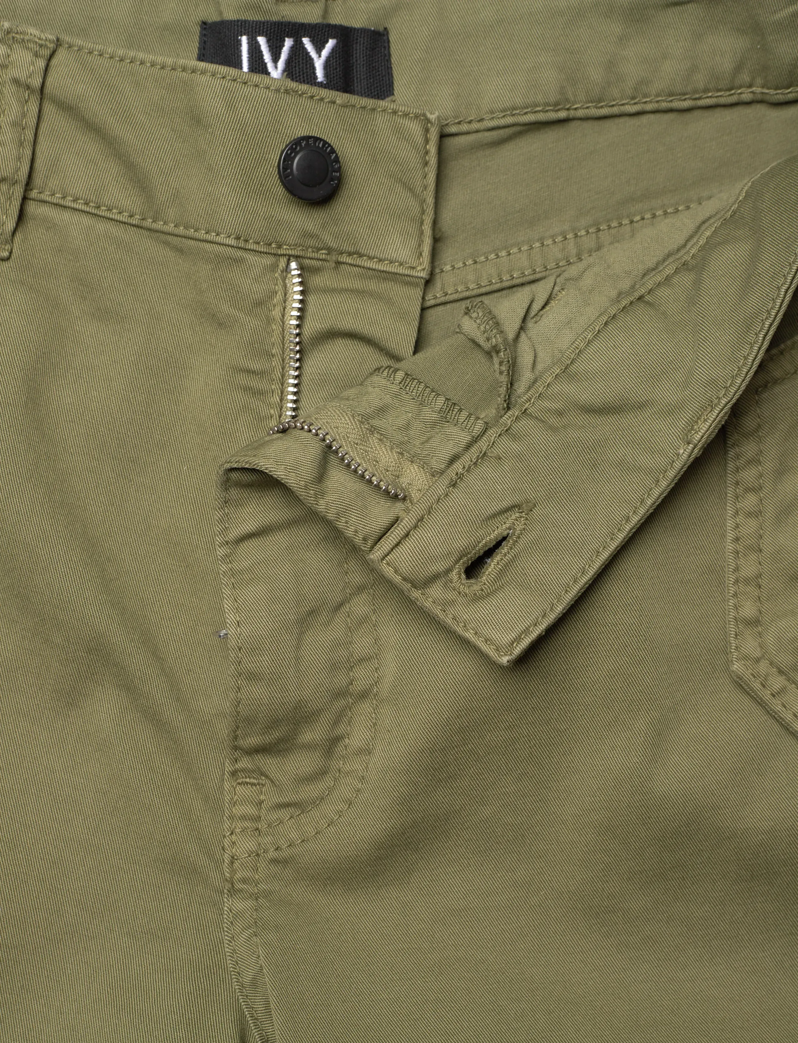 IVY Copenhagen - IVY-Uta Pocket Pant Army Green - cargobukser - army - 3