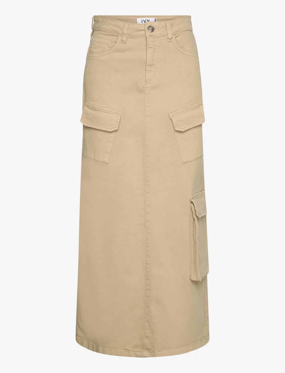 【IVY 】AUGUSTA UTILITY MAXI SKIRT icni234847_ckhakitwill_v645.
