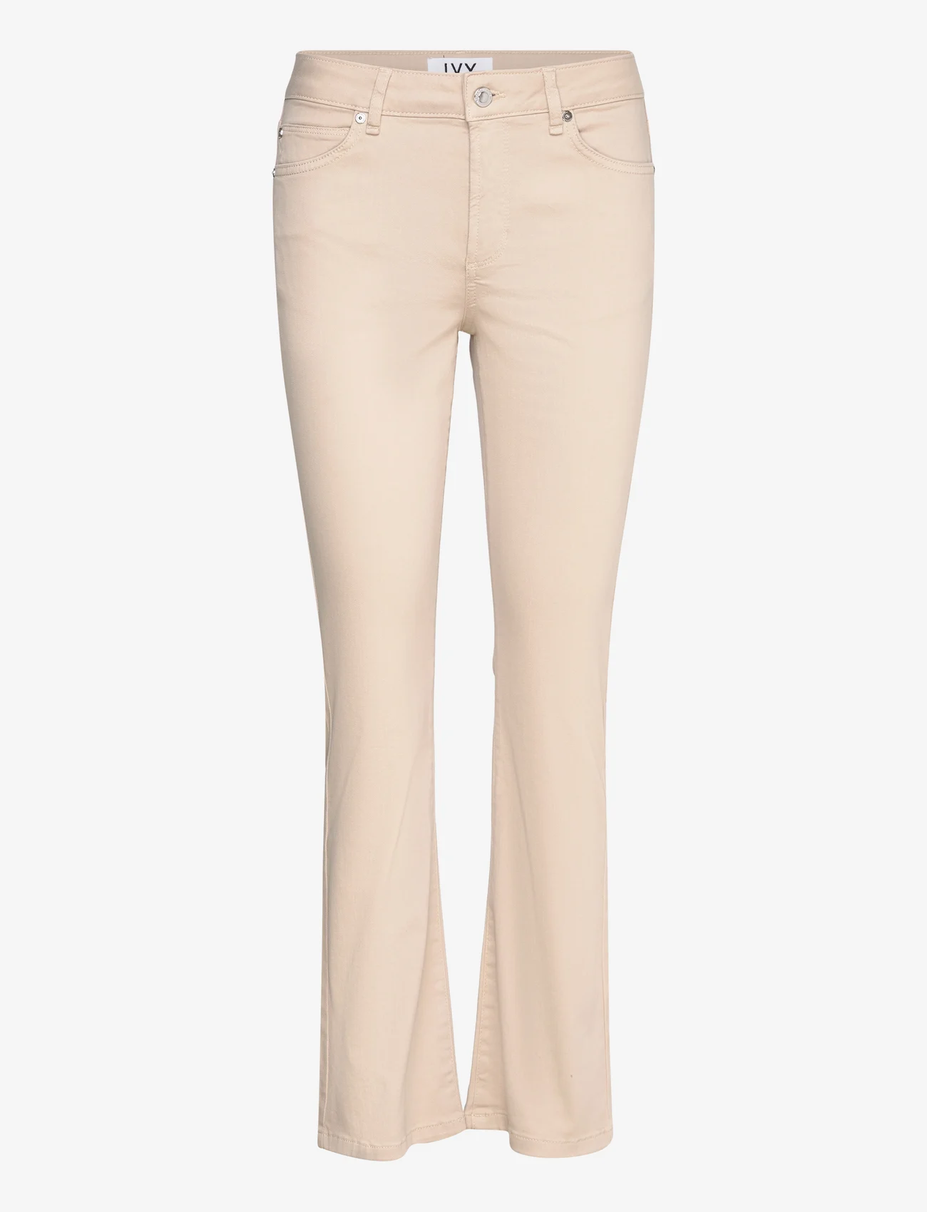 IVY Copenhagen - IVY-Johanna Jeans Color SS24 - alt eriti laia säärega teksad - stone beige - 0