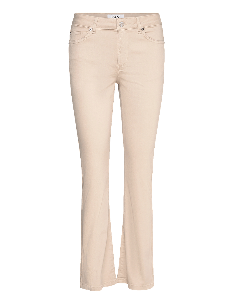 IVY Copenhagen - IVY-Johanna Jeans Color SS24 - alt eriti laia säärega teksad - stone beige - 0