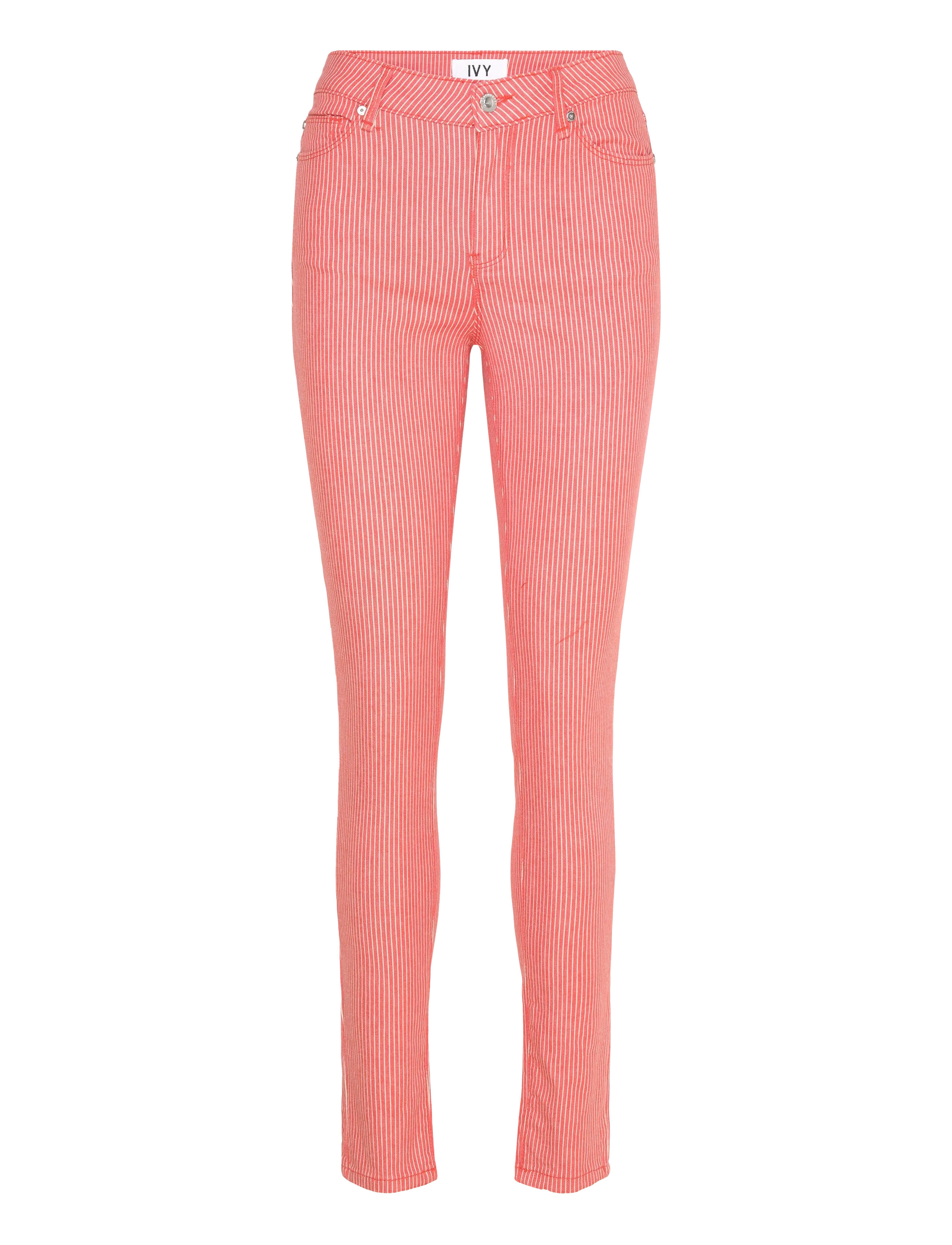 IVY Copenhagen IVY-Alexa Jeans Flame Red Striped - Jeans - FLAME RED / orange