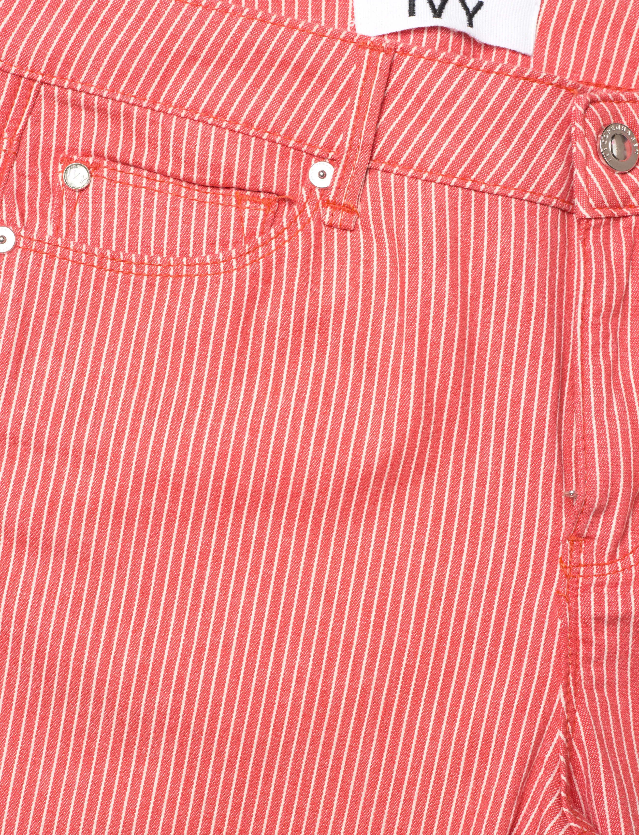 IVY Copenhagen - IVY-Alexa Jeans Flame Red Striped - skinny jeans - flame red - 2