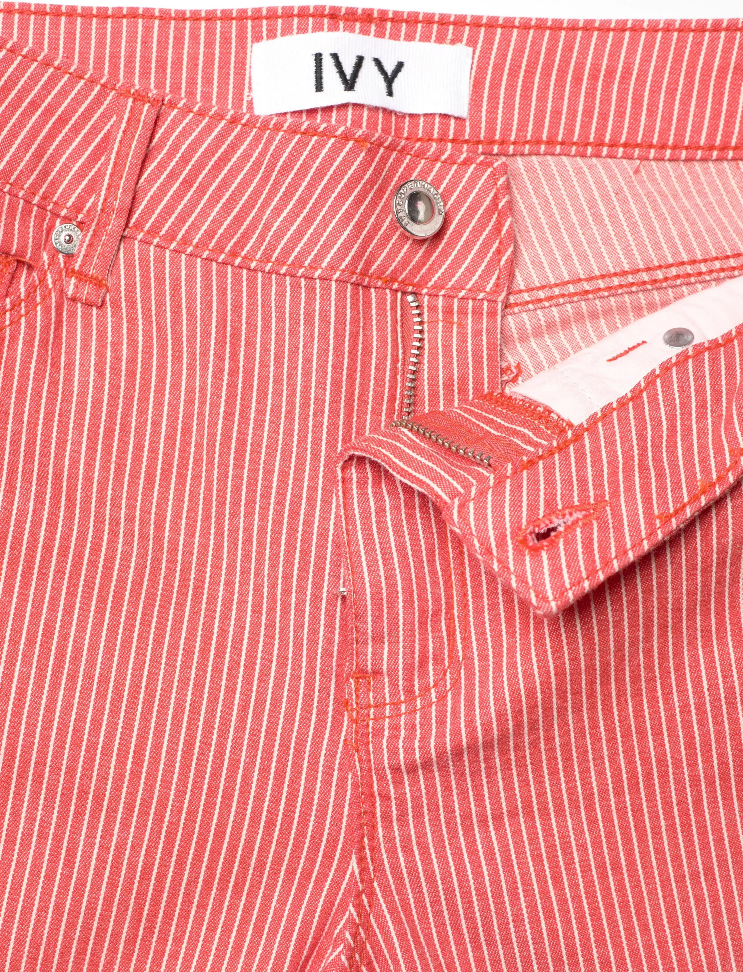 IVY Copenhagen - IVY-Alexa Jeans Flame Red Striped - skinny jeans - flame red - 3