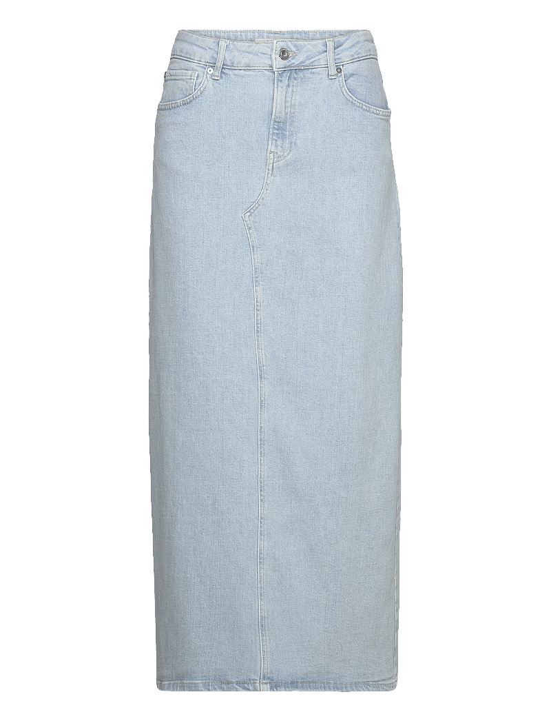 IVY Copenhagen - IVY-Zoe Maxi Skirt Wash Mallorca - maxi röcke - denim blue - 0